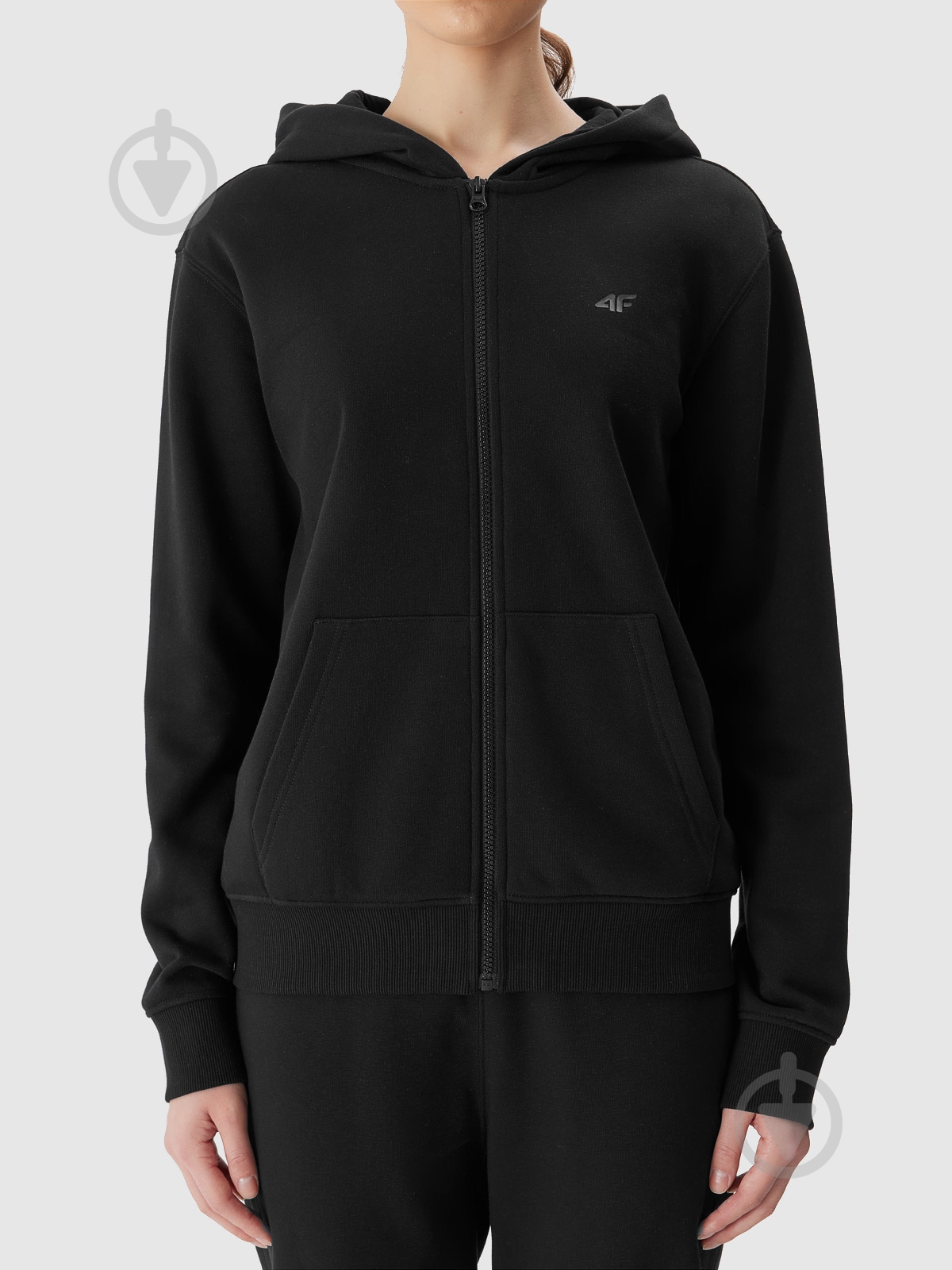 Джемпер 4F SWEATSHIRT F0956 4FWSS24TSWSF0956-20S р.XL черный - фото 7