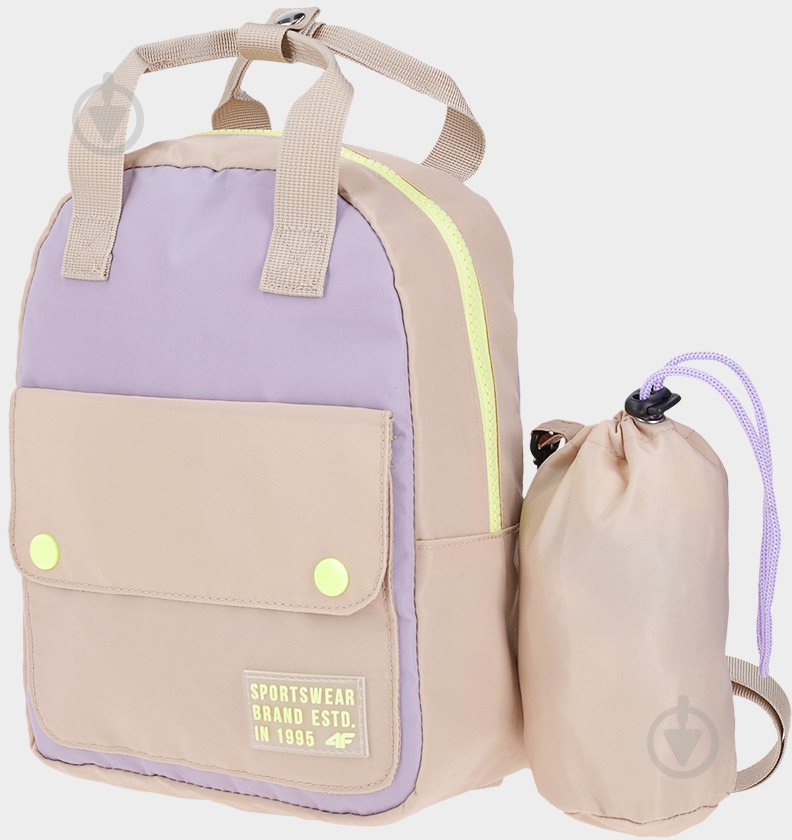 Рюкзак 4F BACKPACK F207 4FJRSS23ABACF207-52S фиолетовый - фото 1 Рюкзак 4F BACKPACK F207 4FJRSS23ABACF207-52S фиолетовый - фото 1