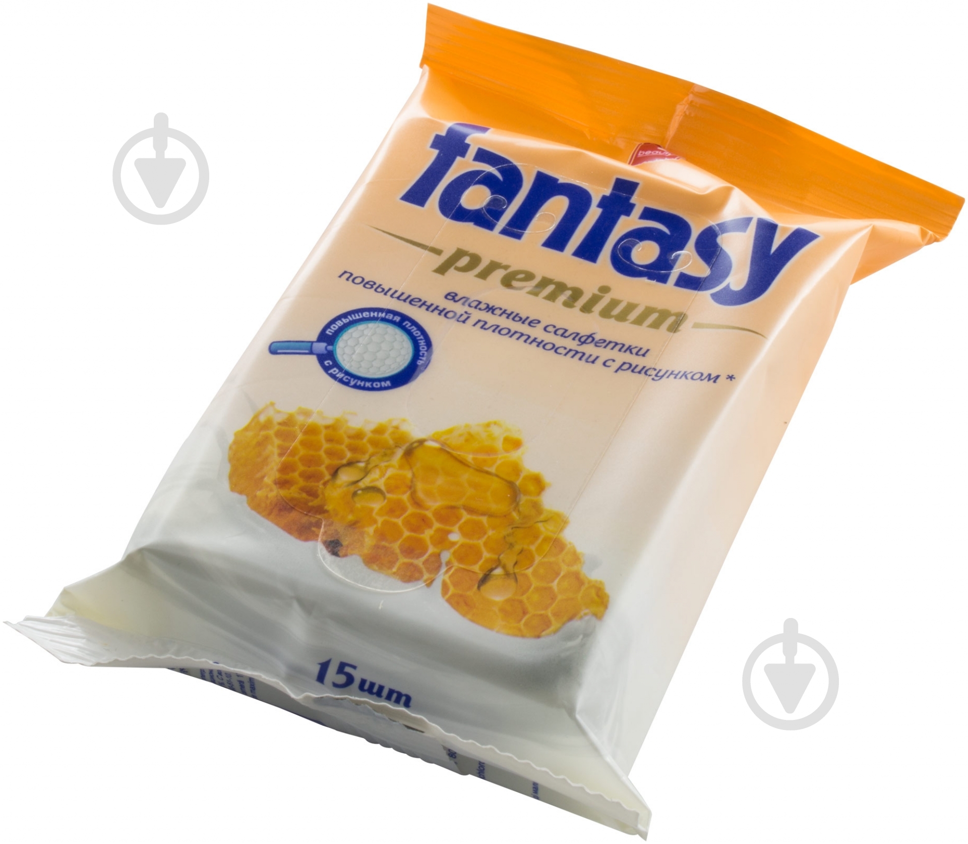 Вологі серветки Fantasy Молоко і мед 15 шт. - фото 1