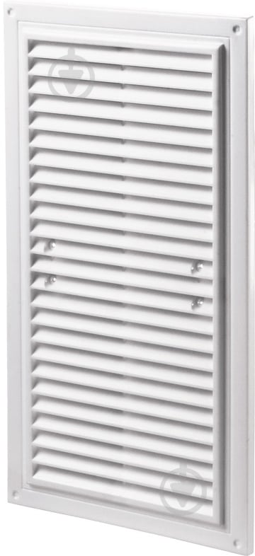 Решетка Домовент ДВ 300x205с М пластик белый - фото 1