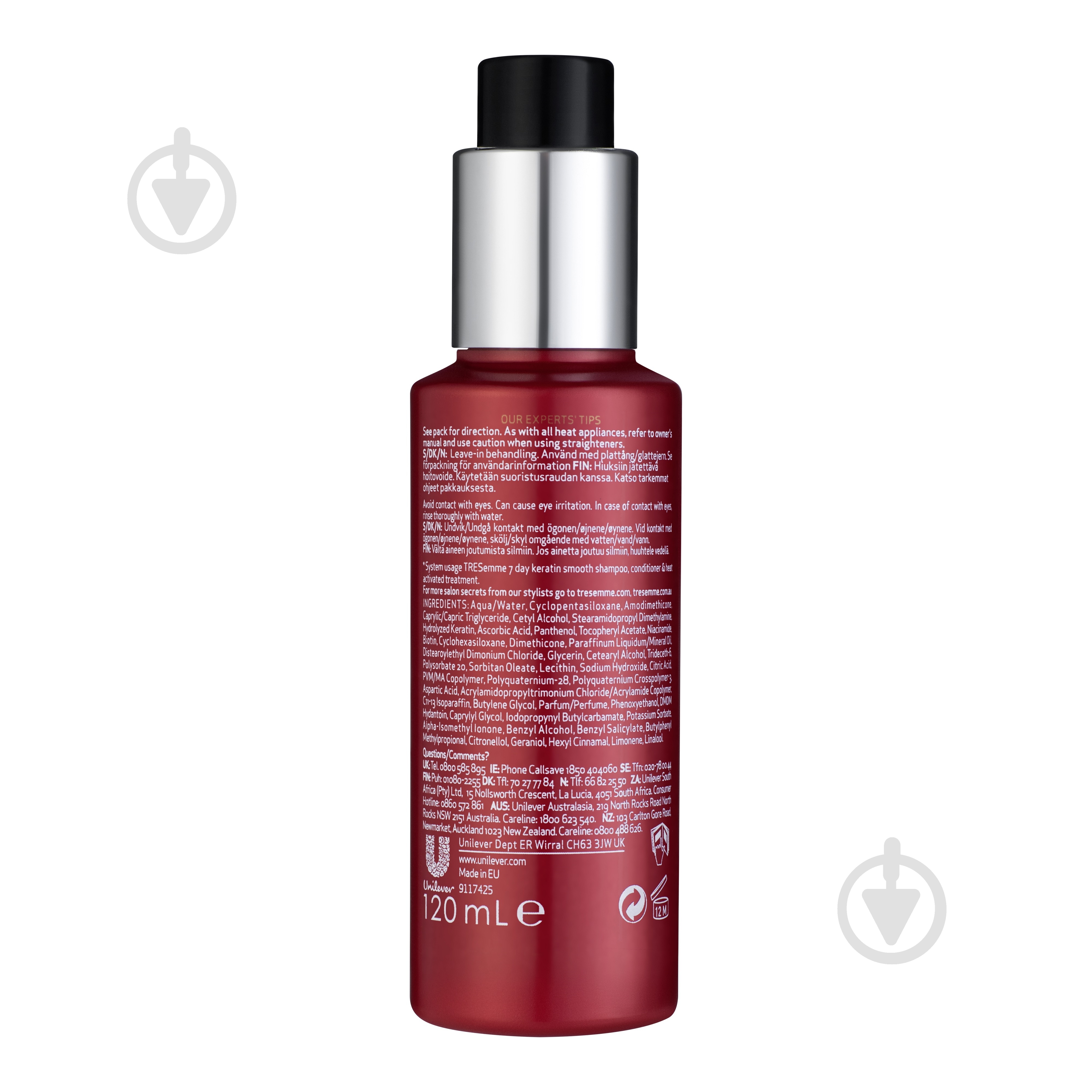 Гель Tresemme Keratin Smooth праймер для волос 120 мл - фото 3