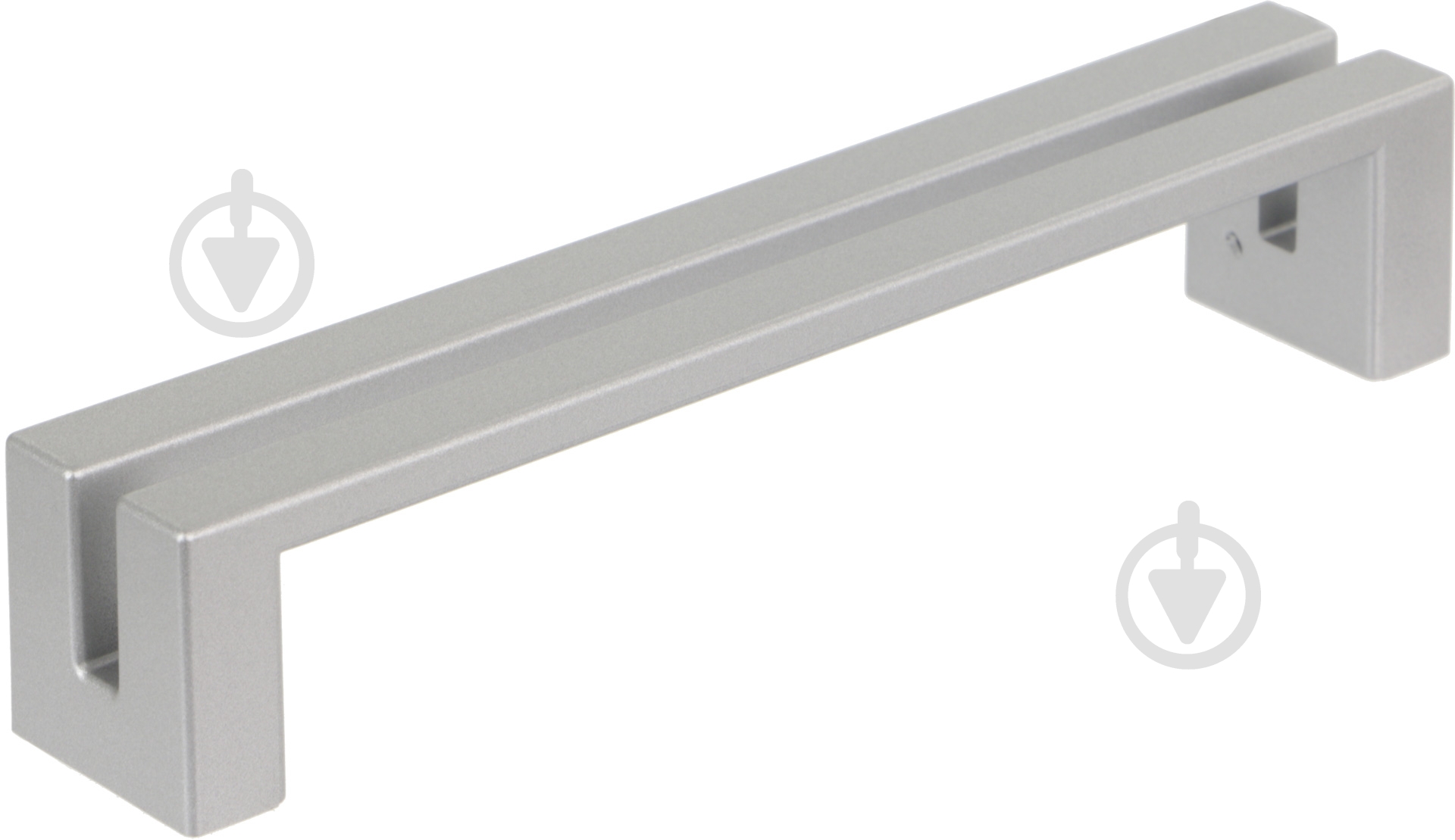 Мебельная ручка скоба Poliplast 128 мм 0315V06 матовый хром - фото 1