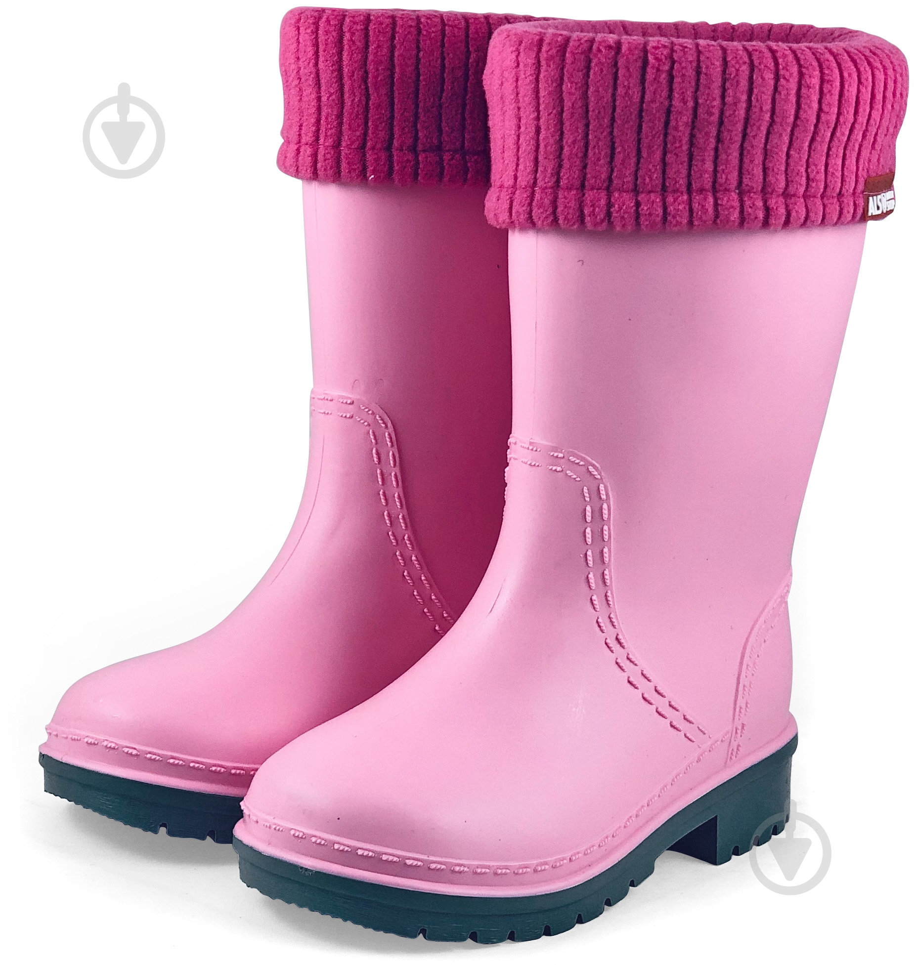 Сапоги резиновые для девочекдетские Alisa Line Win размер 36 розовый - фото 1