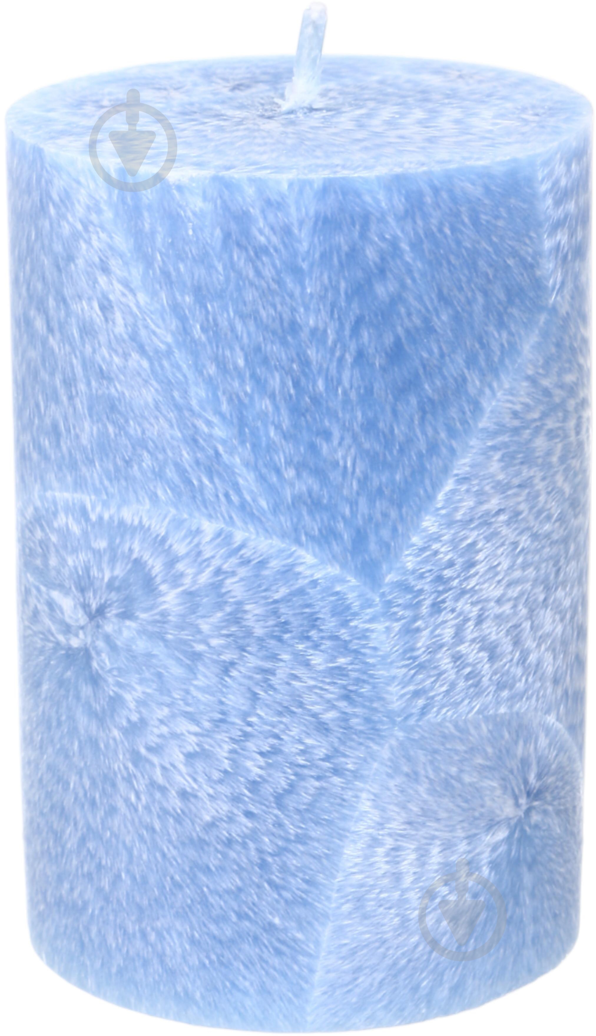 Свеча Цилиндр голубой WP10 70/100 CandlesBio - фото 1