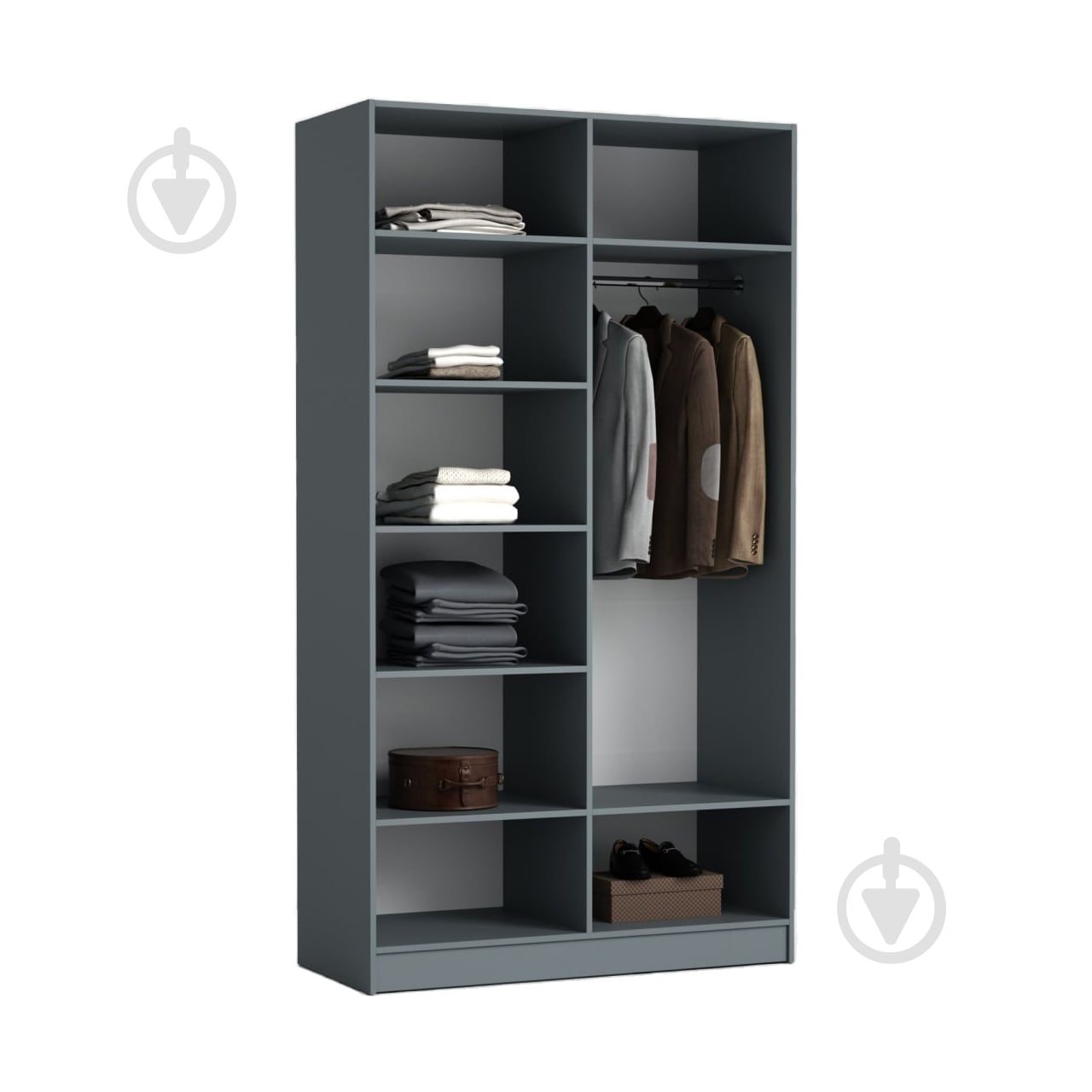 ᐉ Шкаф Luxe Studio Urban 2200х1200х524 мм антрацит (МЛ000125849