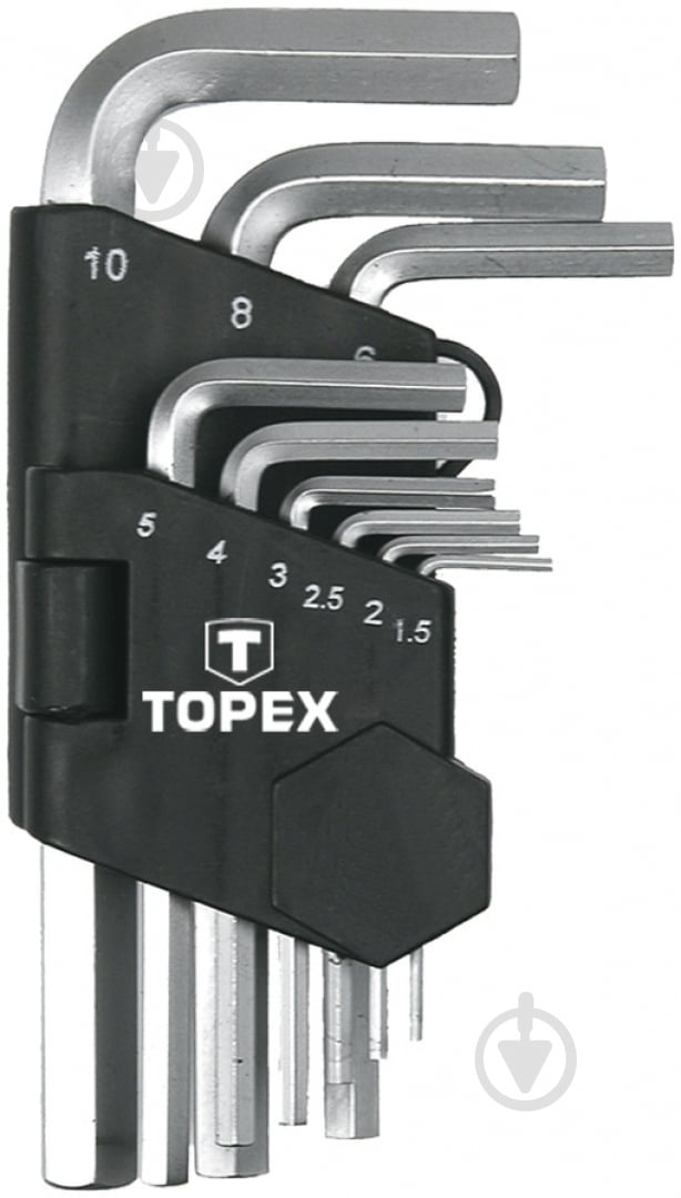 Набір ключів шестигранних Topex 35D955 - фото 1