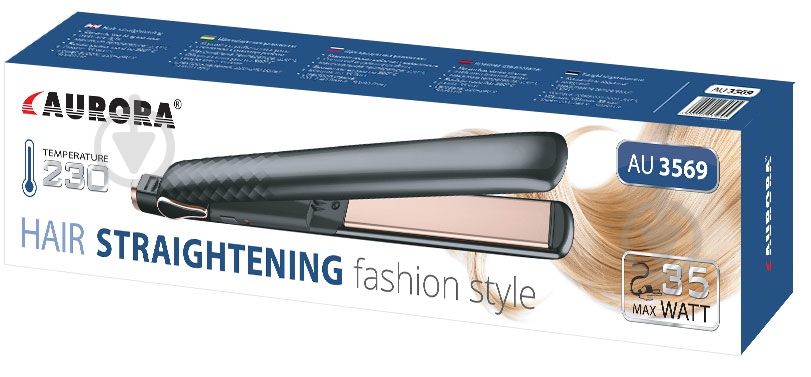Щипцы для волос Aurora AU 3569 - фото 2 Щипцы для волос Aurora AU 3569 - фото 2