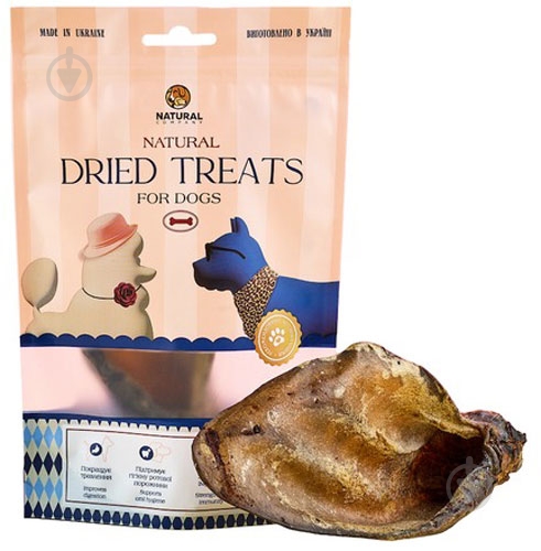 Лакомство Naturall ухо говяжье для собак 2 шт. (4820241160389) - фото 1 Лакомство Naturall ухо говяжье для собак 2 шт. (4820241160389) - фото 1