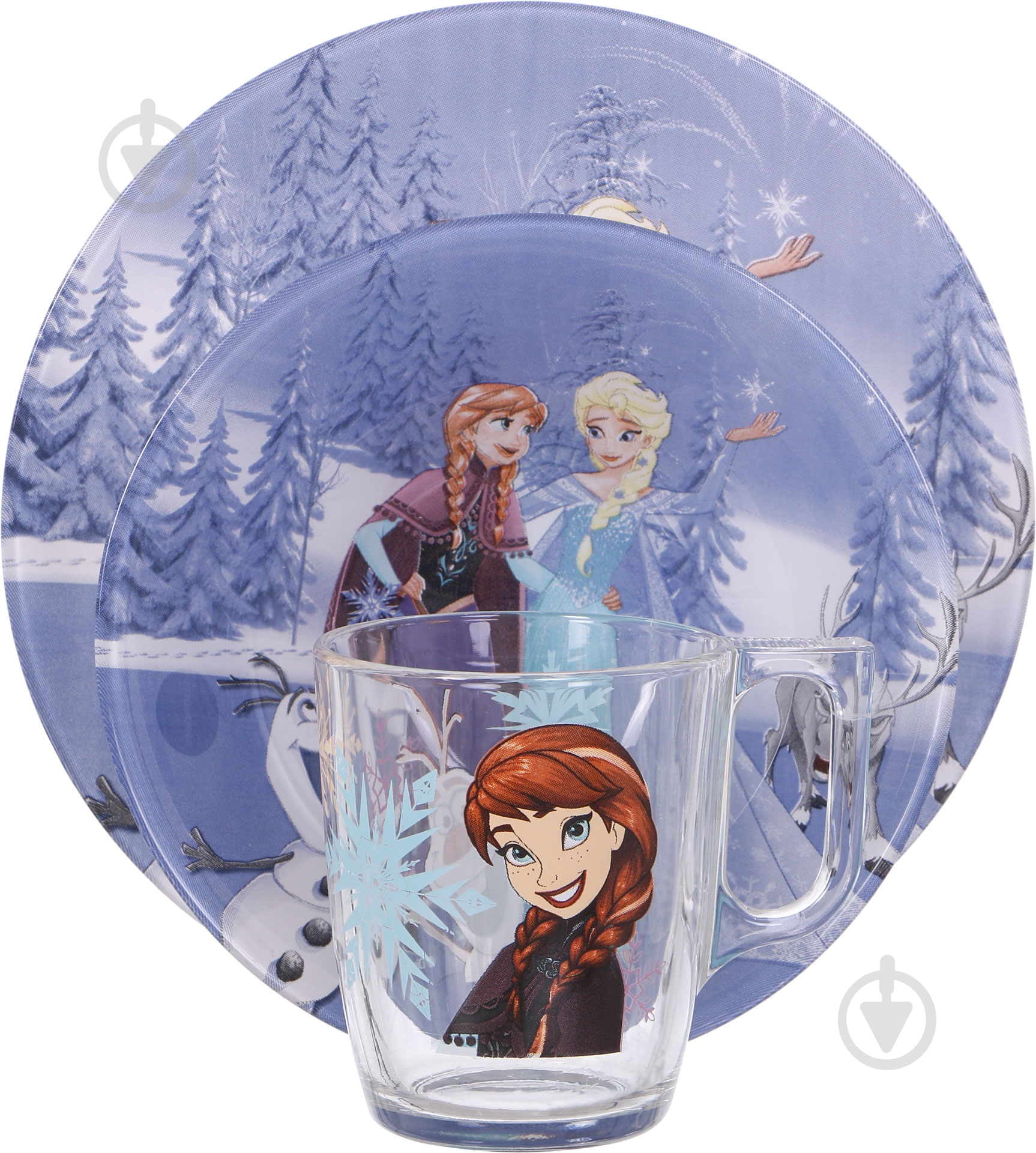 Набір дитячого посуду Disney Frozen Winter Magic 3 предмети N5277 Disney Luminarc - фото 1