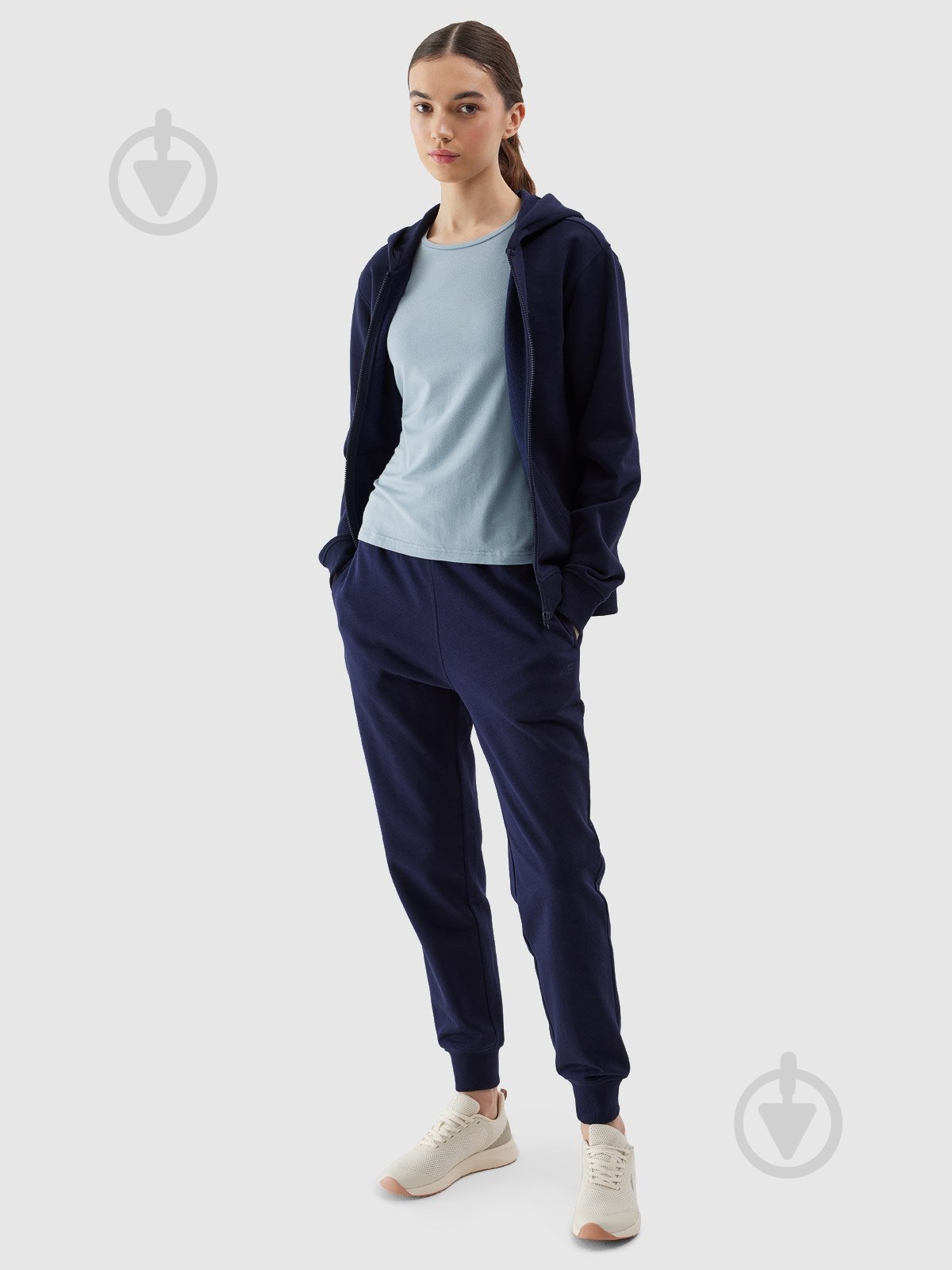 Джемпер 4F SWEATSHIRT F0956 4FWSS24TSWSF0956-31S р.XL синий - фото 2