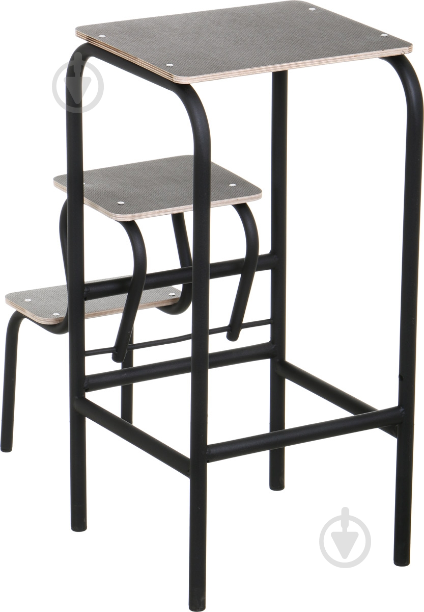 Табурет-лестница Лугалпроф черный / черный - фото 2