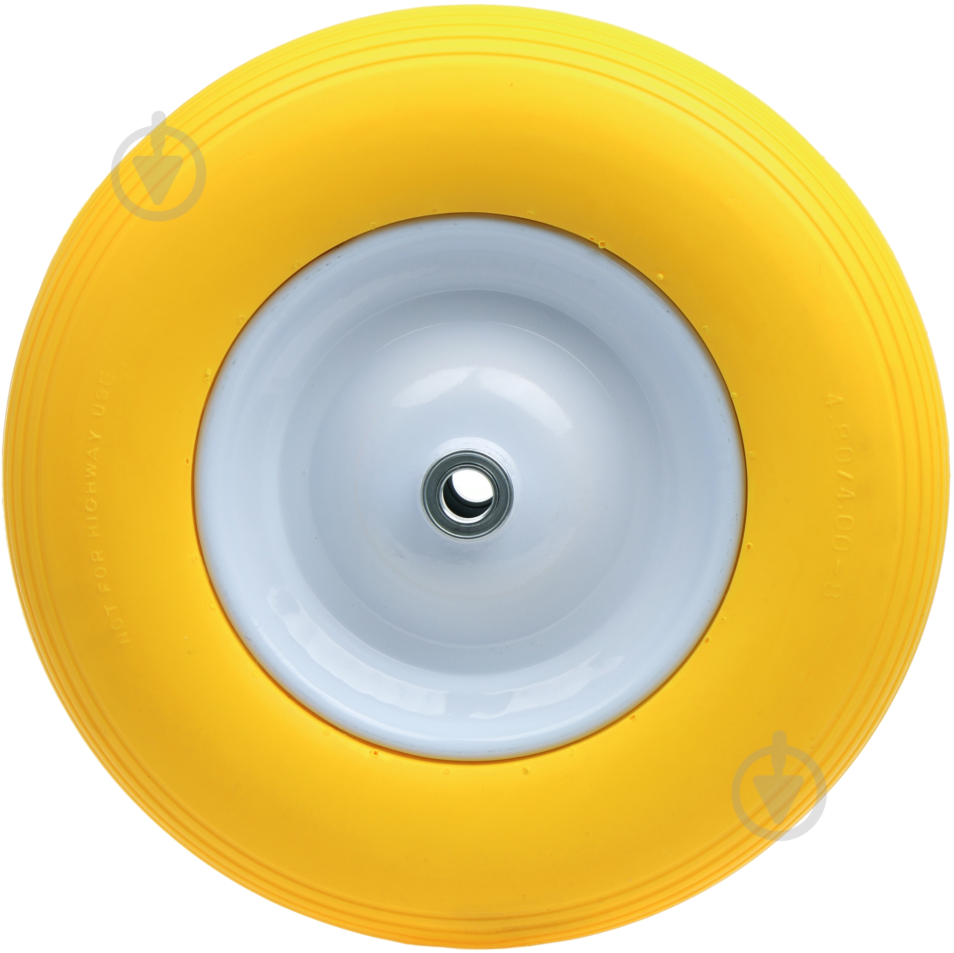 Колесо пенополиуретановое для тачки 4.00-8 (4.00x8) 390 мм PU400-8(385) - фото 2