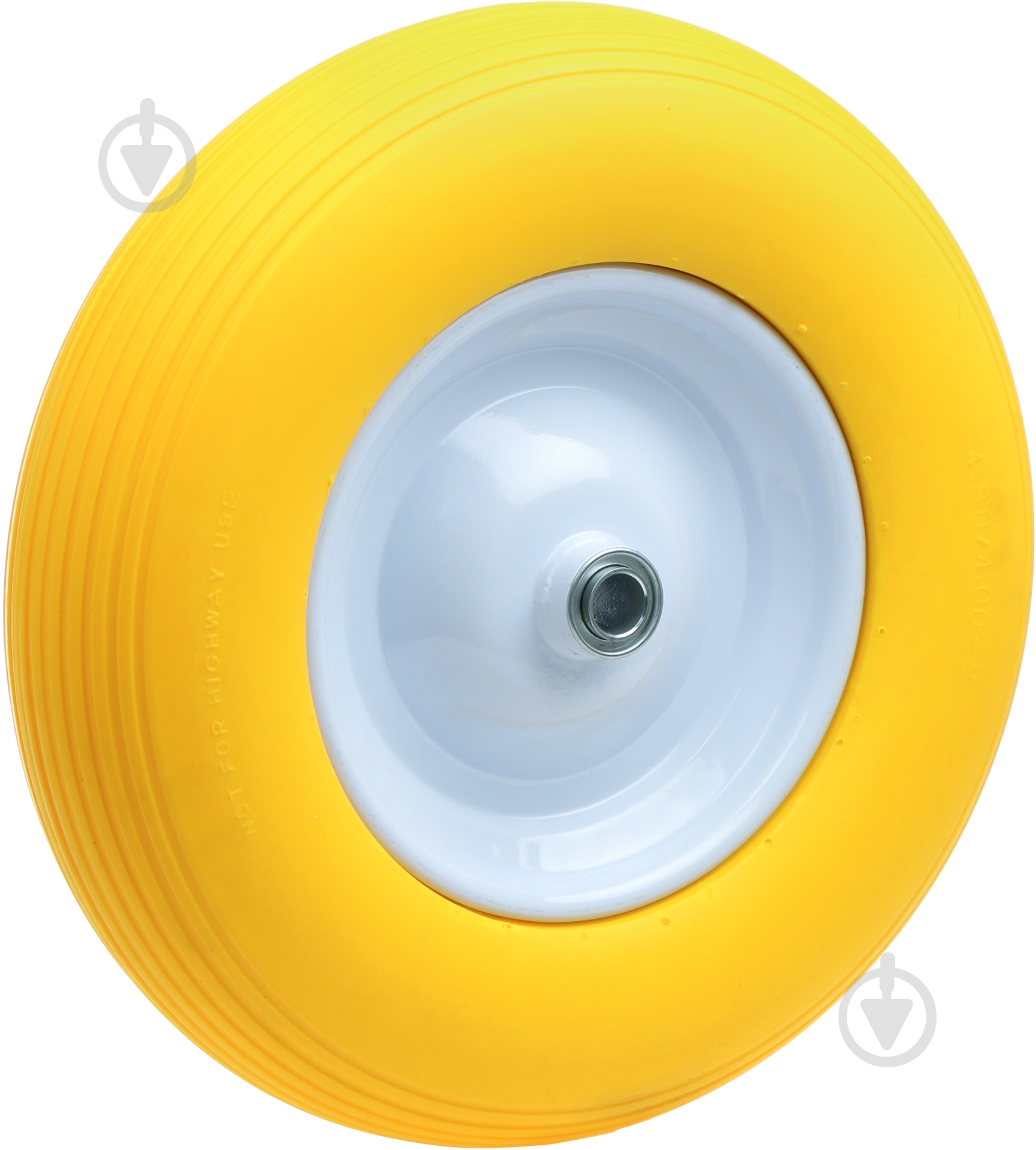 Колесо пенополиуретановое для тачки 4.00-8 (4.00x8) 390 мм PU400-8(385) - фото 1