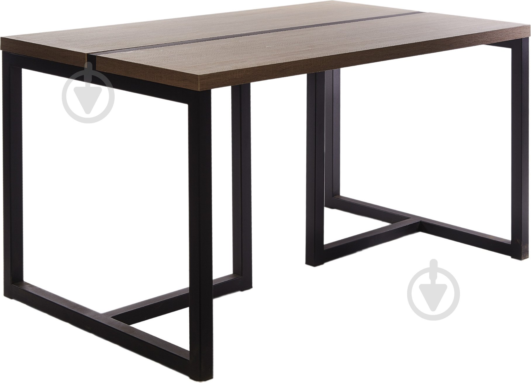Стол обеденный Лугалпроф СК1 черный/дуб сонома - фото 2