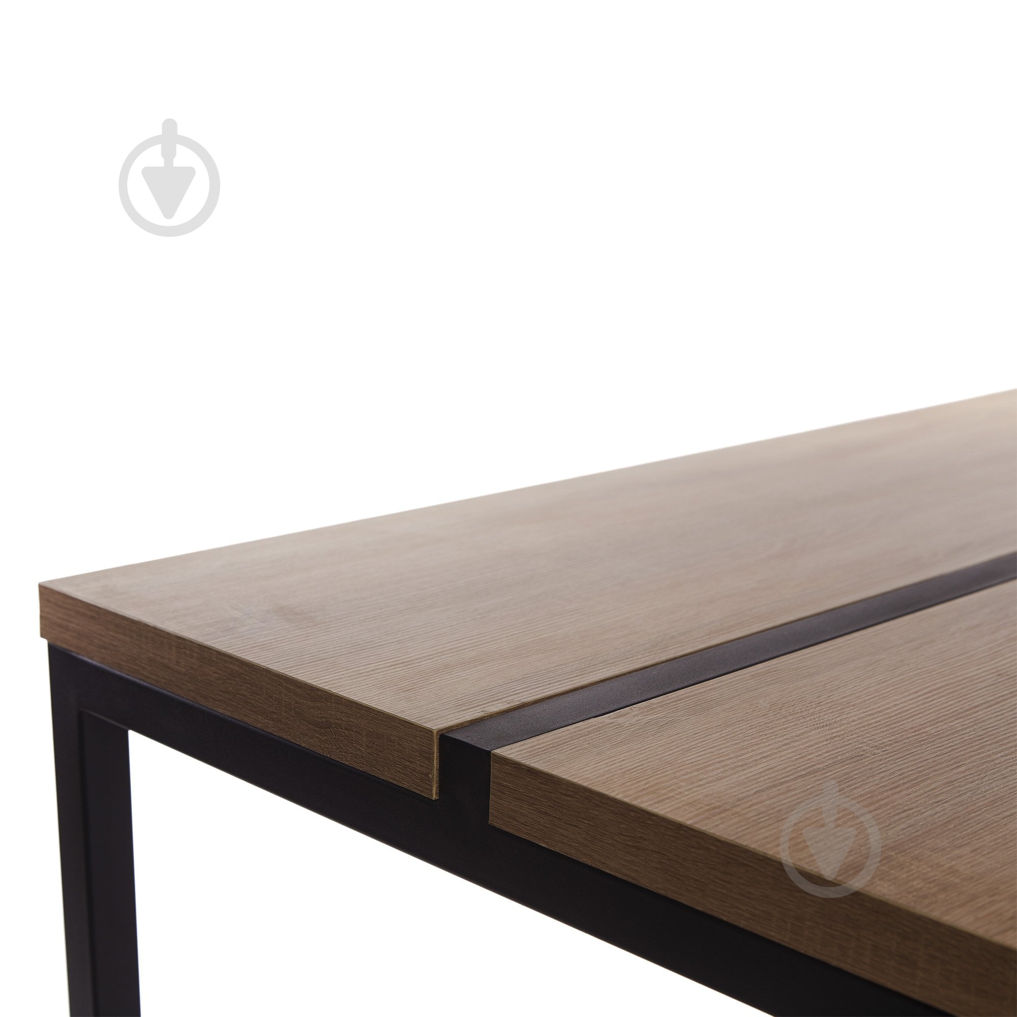 Стол обеденный Лугалпроф СК1 черный/дуб сонома - фото 6