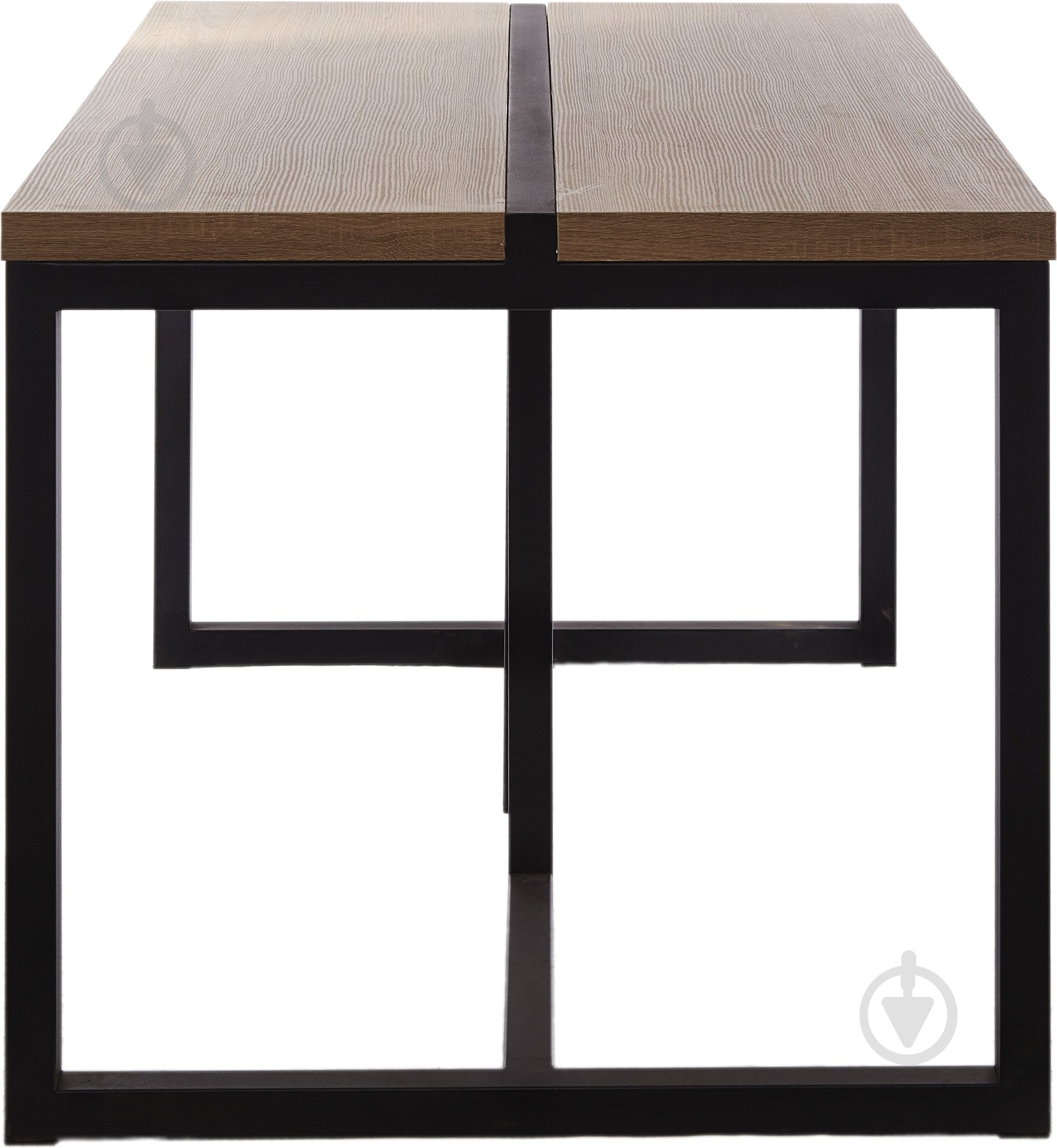 Стол обеденный Лугалпроф СК1 черный/дуб сонома - фото 3