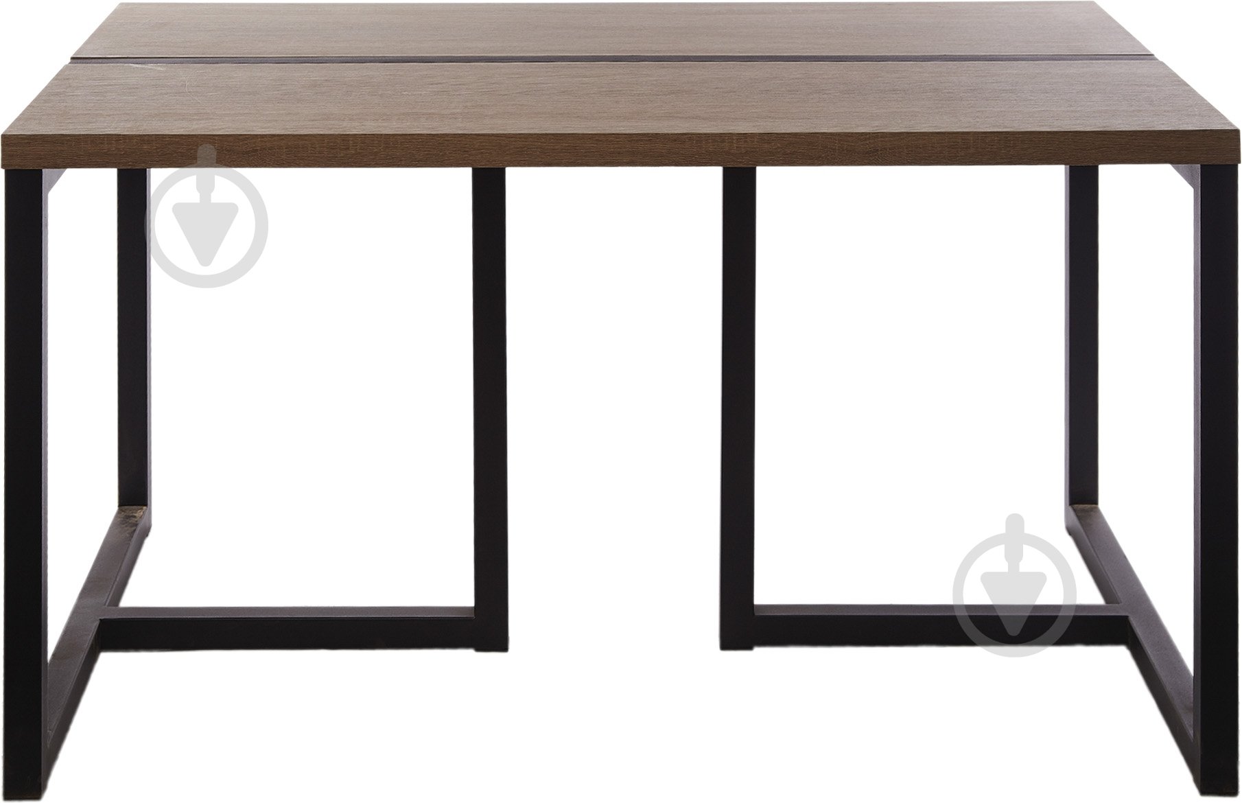 Стол обеденный Лугалпроф СК1 черный/дуб сонома - фото 1