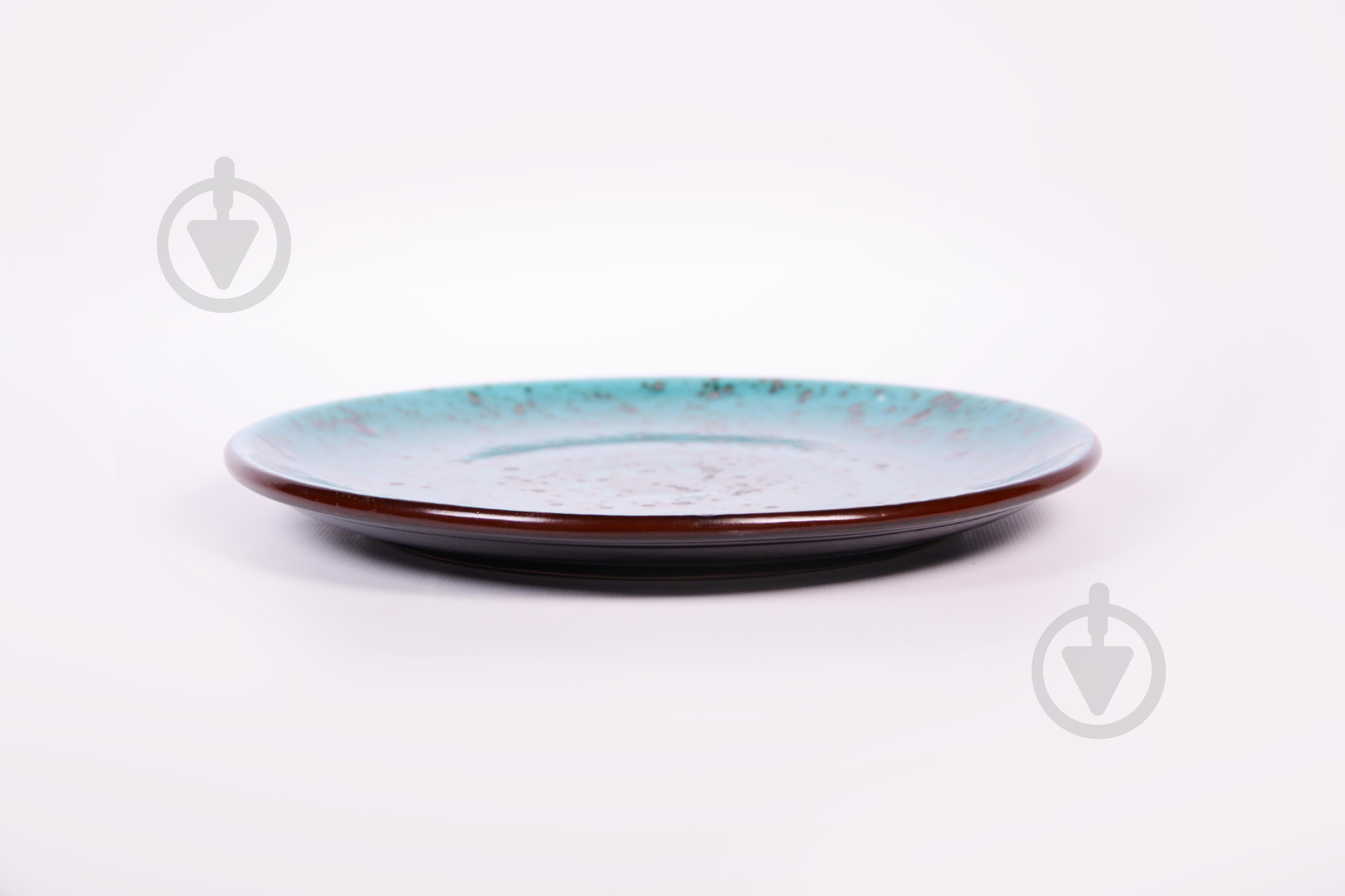 Тарелка Manna Ceramics 28 см Тиффани Бирюза - фото 2 Тарелка Manna Ceramics 28 см Тиффани Бирюза - фото 2