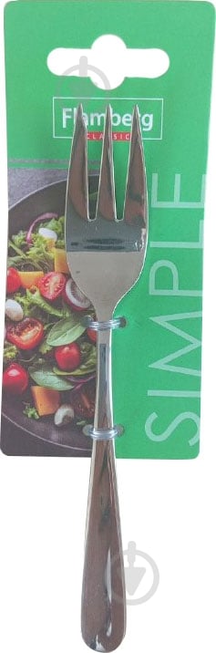 Вилка для десерта Flamberg Simple 3060 - фото 1 Вилка для десерта Flamberg Simple 3060 - фото 1