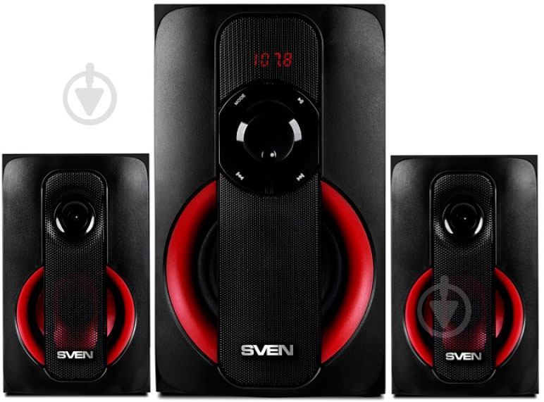 Акустическая система Sven MS-304 2.1 black - фото 2