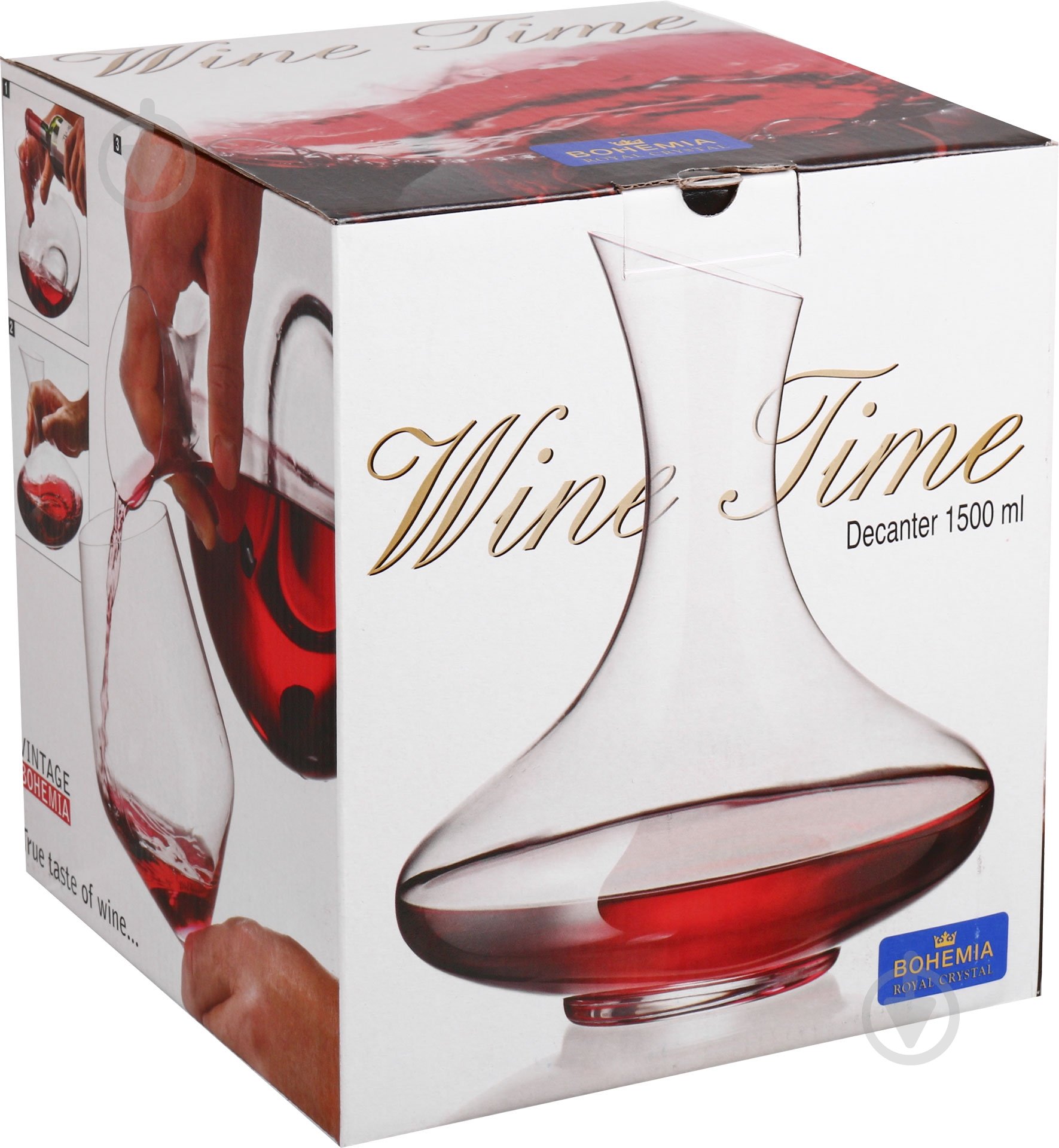 Декантер Bohemia Wine Time 1500 мл - фото 2 Декантер Bohemia Wine Time 1500 мл - фото 2