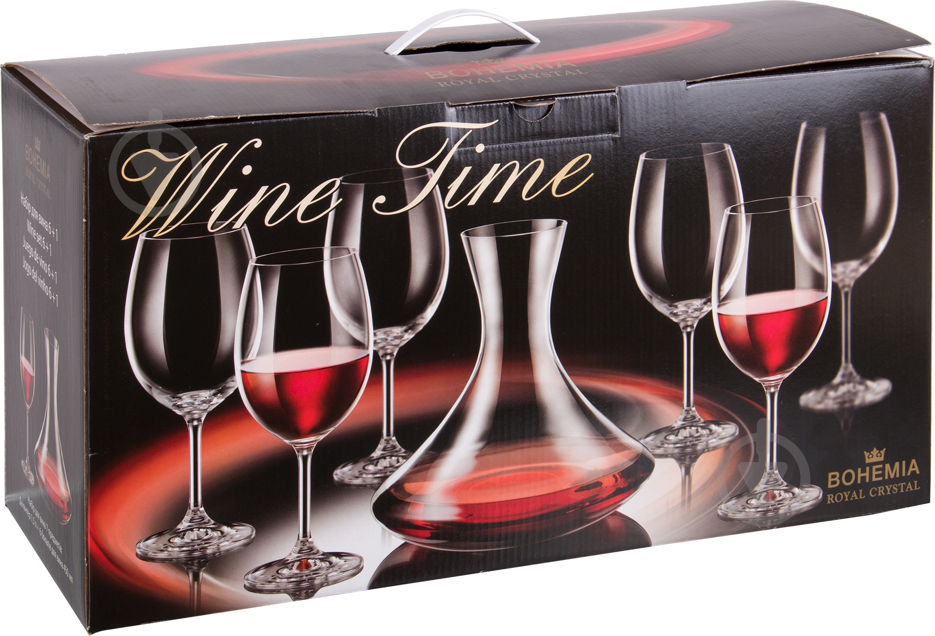 Набір для вина Bohemia Wine Time 7 предметів - фото 5 Набір для вина Bohemia Wine Time 7 предметів - фото 5