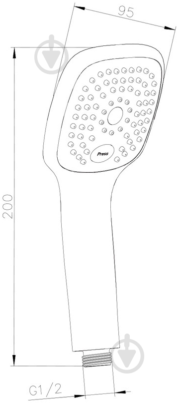Ручной душ Imprese W095SQ3 - фото 2