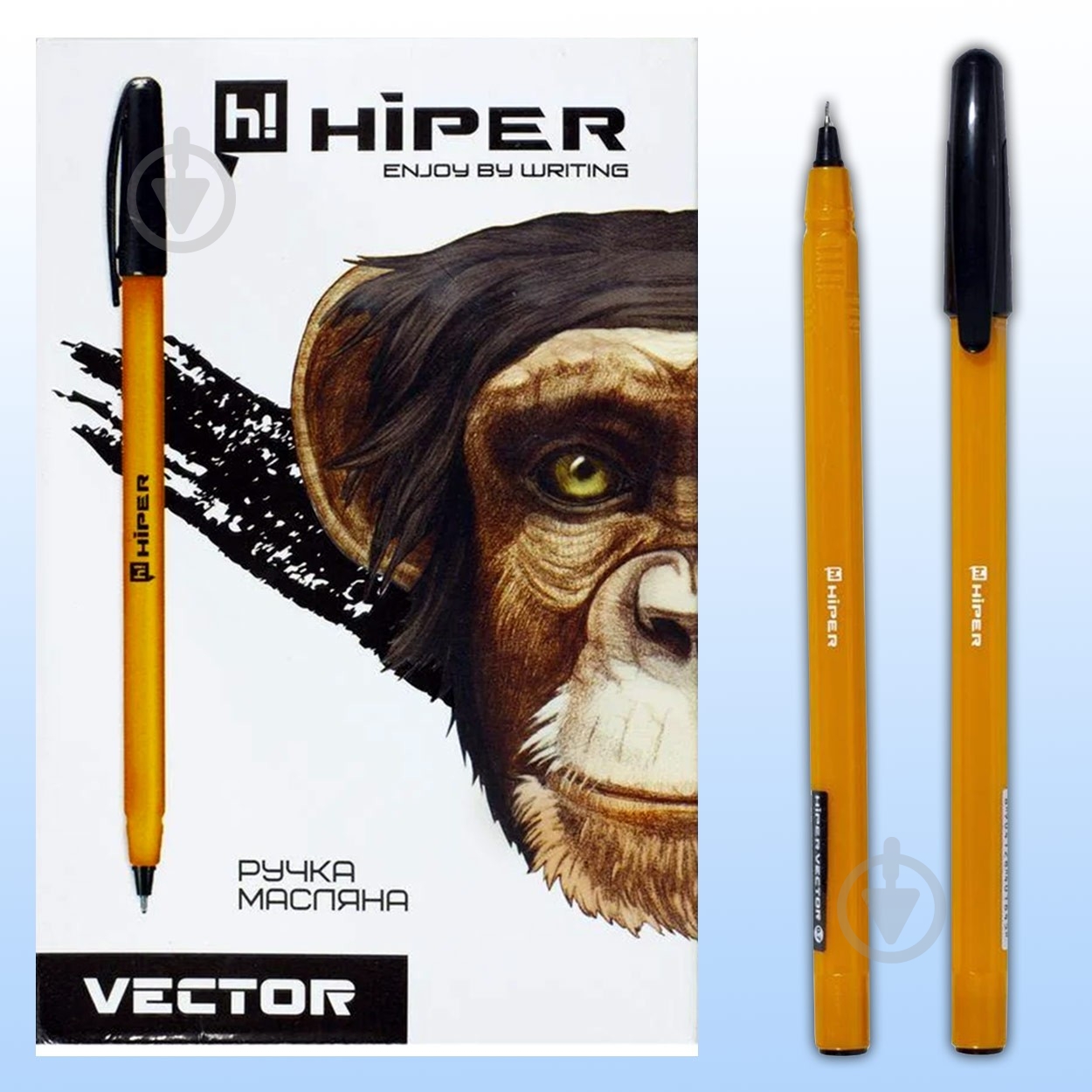 Ручка масляная Hiper Vector Ho-600 синяя - фото 1