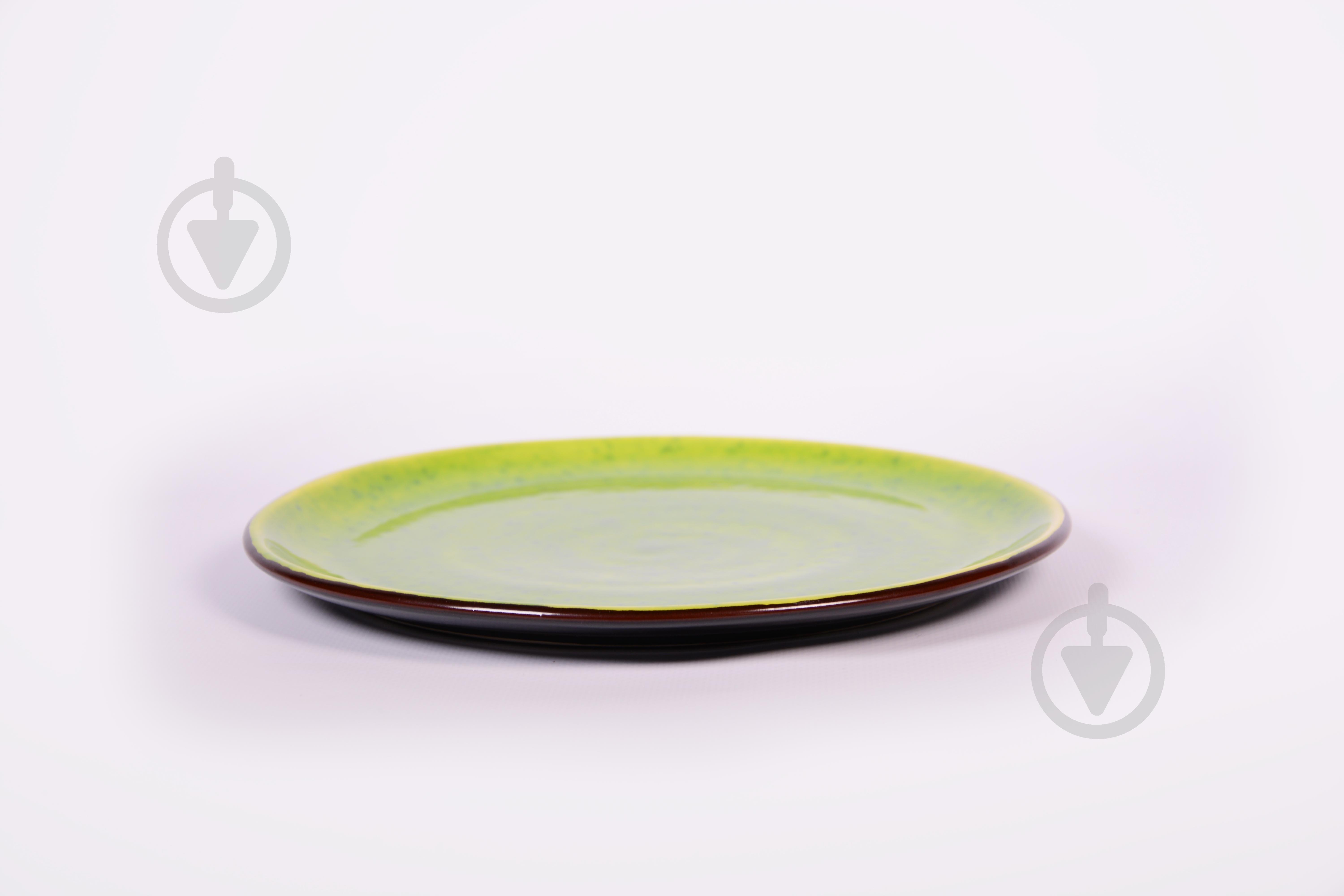 Тарілка Manna Ceramics 23 см Лайм - фото 2 Тарілка Manna Ceramics 23 см Лайм - фото 2
