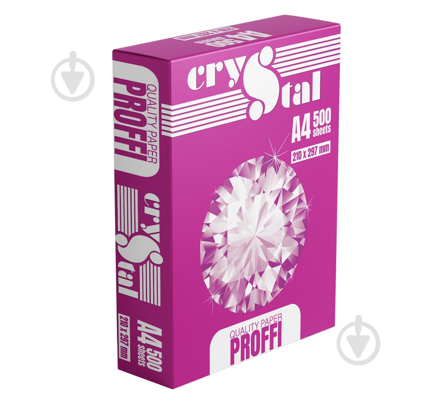 Папір офісний CRYSTAL PROFFI (500арк.) A4 80 г/м 500 аркушів - фото 1