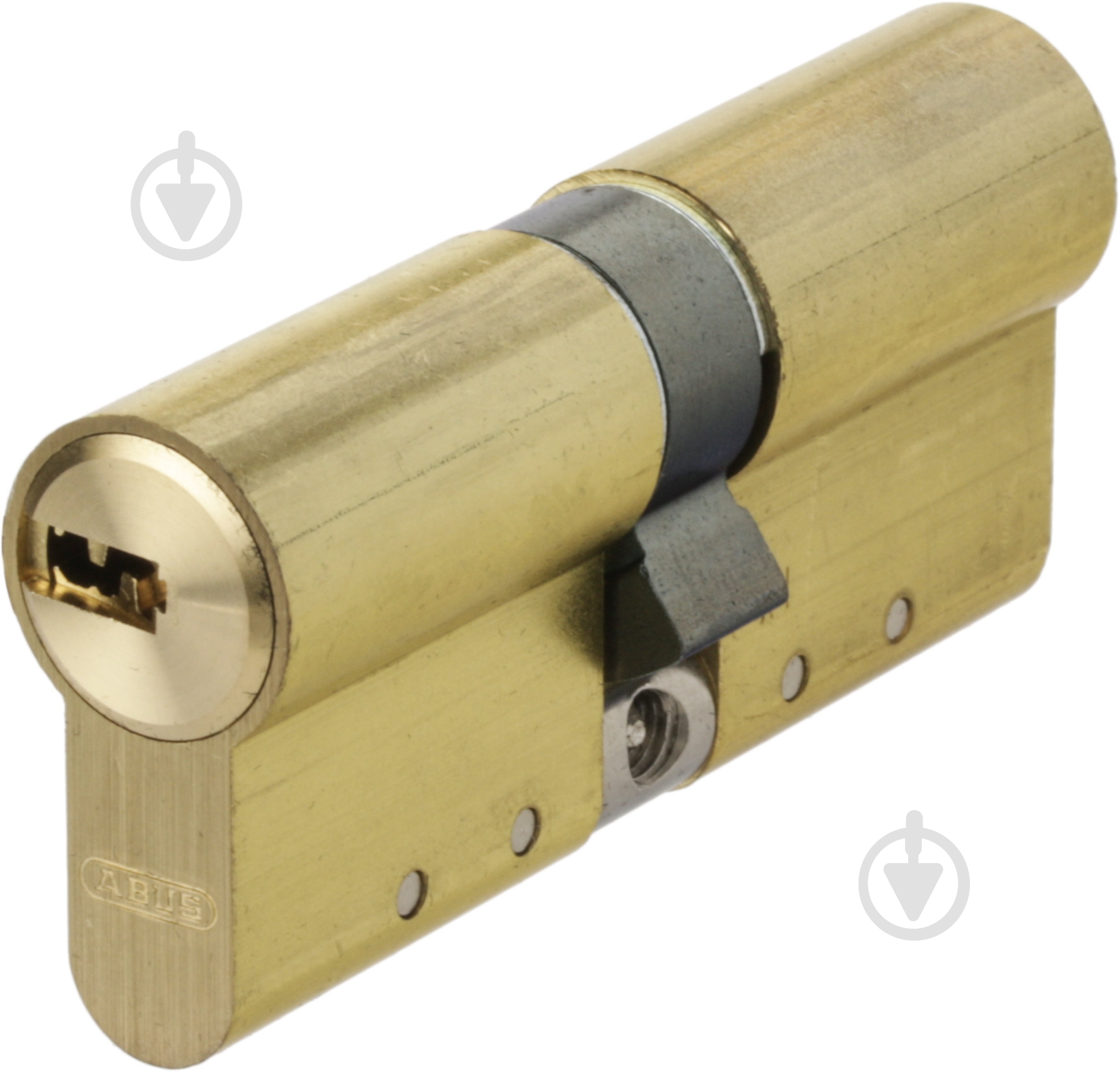 Цилиндр Abus D15 35x35 ключ-ключ 70 мм матовая латунь - фото 1