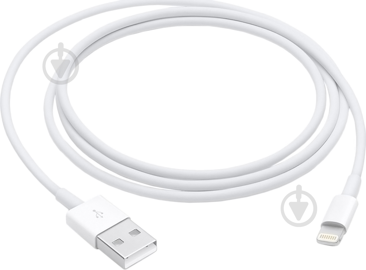Кабель Lightning – USB 1 м белый (MQUE2ZM/A) Cable - фото 1