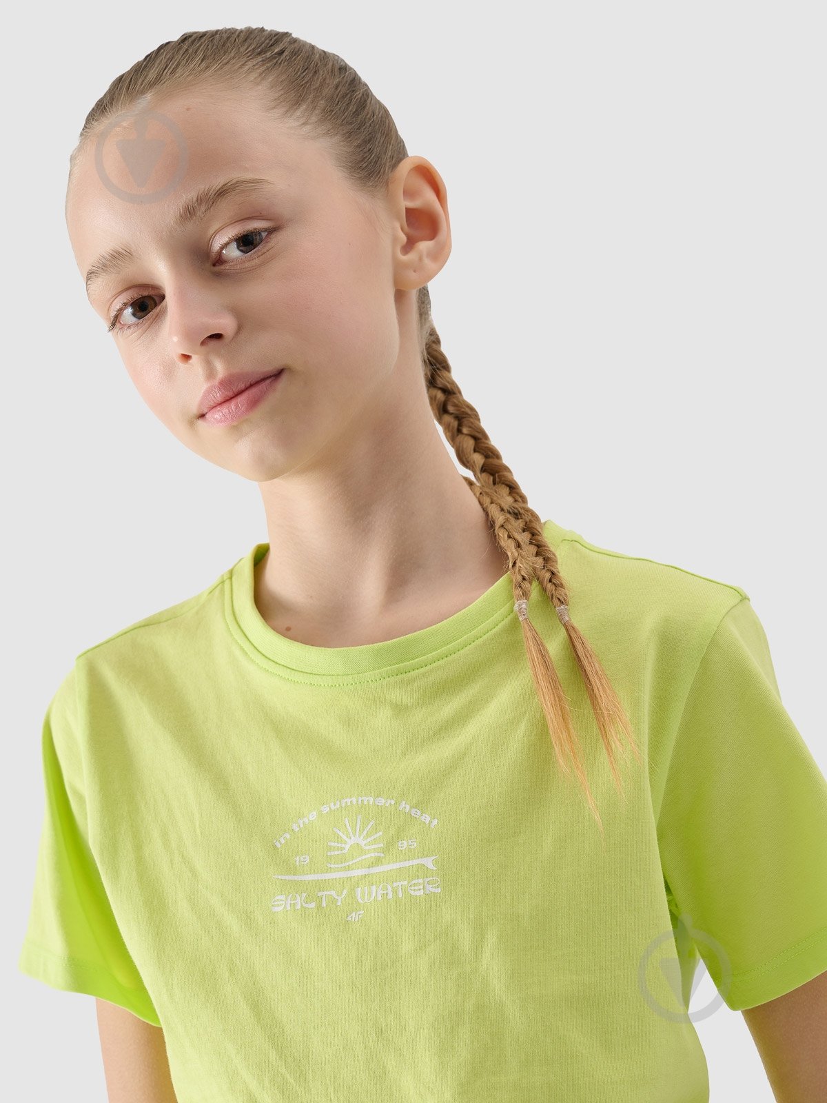 Футболка 4F TSHIRT F1871 4FJWSS25TTSHF1871-45S р.134 зелений - фото 3 Футболка 4F TSHIRT F1871 4FJWSS25TTSHF1871-45S р.134 зелений - фото 3