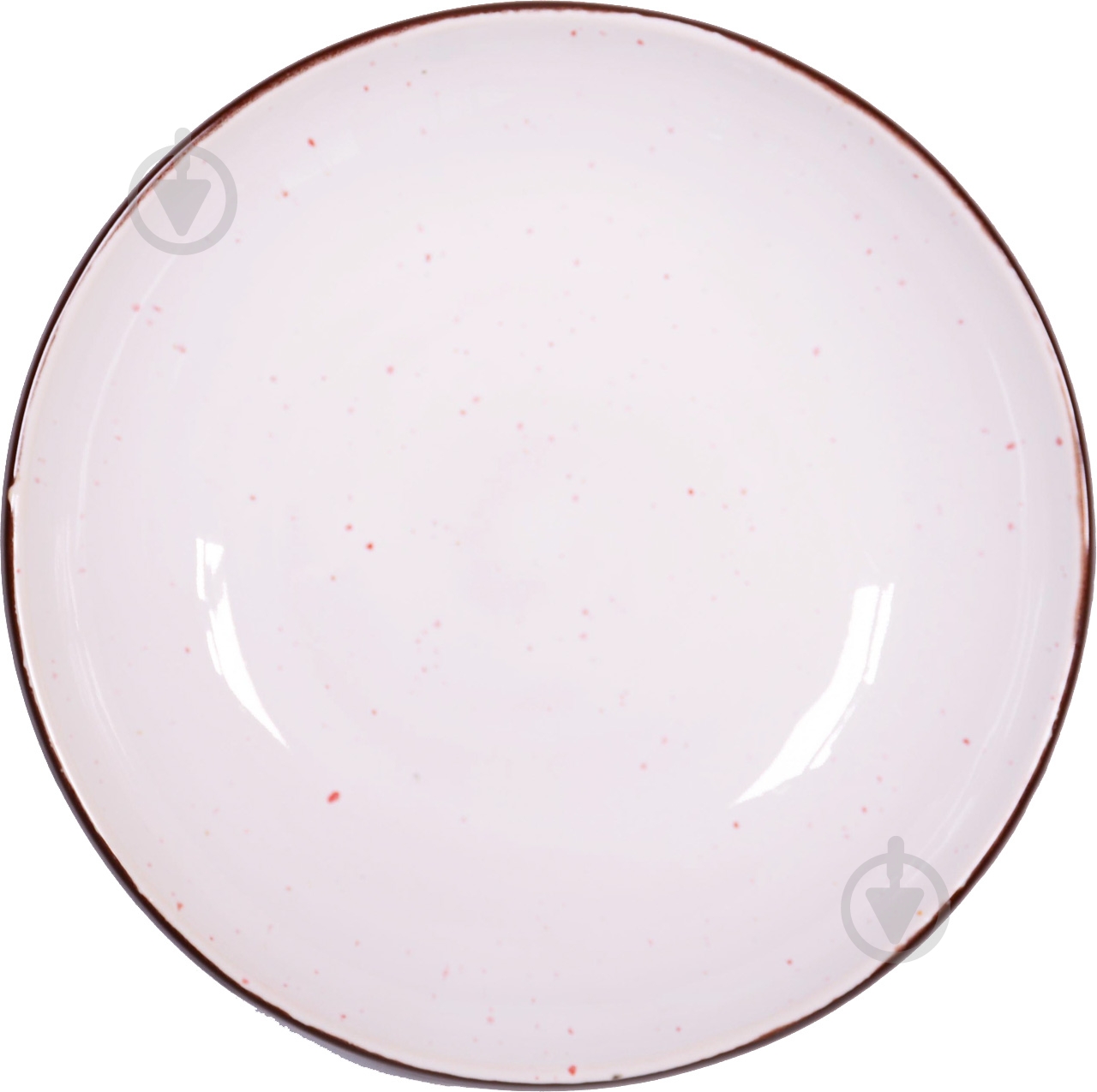 Тарілка Manna Ceramics з високим бортиком 22 см Мілк - фото 1