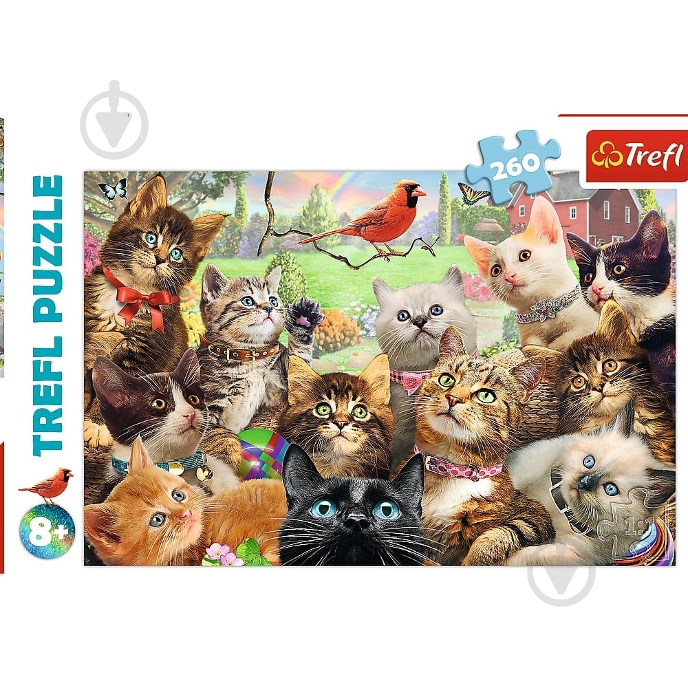 Пазлы Trefl Котята 260 элементов 6333671 - фото 2 Пазлы Trefl Котята 260 элементов 6333671 - фото 2
