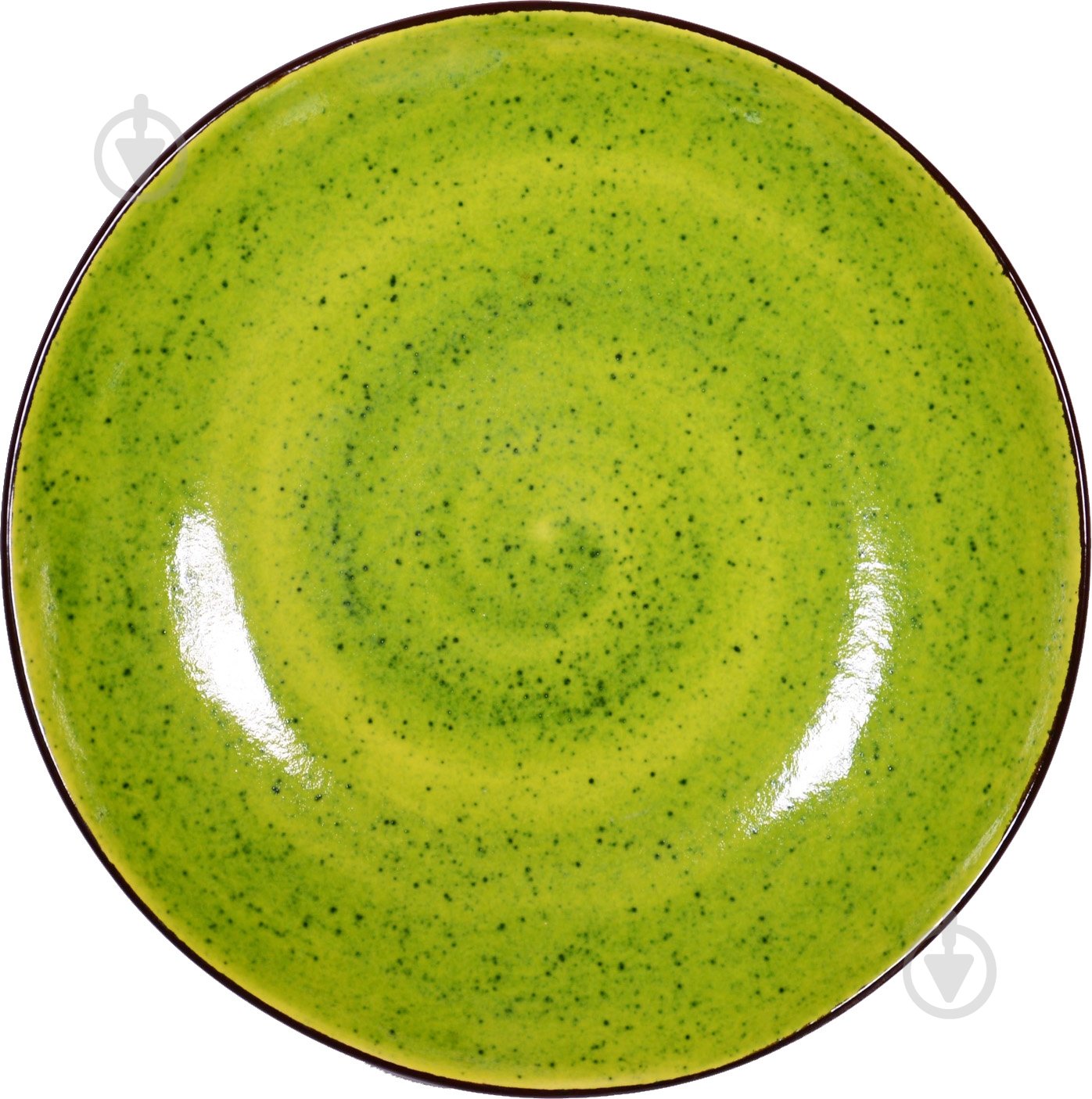 Тарелка Manna Ceramics з високим бортиком 22 см Лайм - фото 1