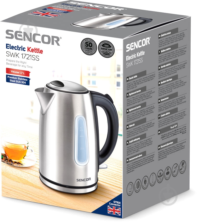Электрочайник Sencor SWK 1721SS - фото 10 Электрочайник Sencor SWK 1721SS - фото 10