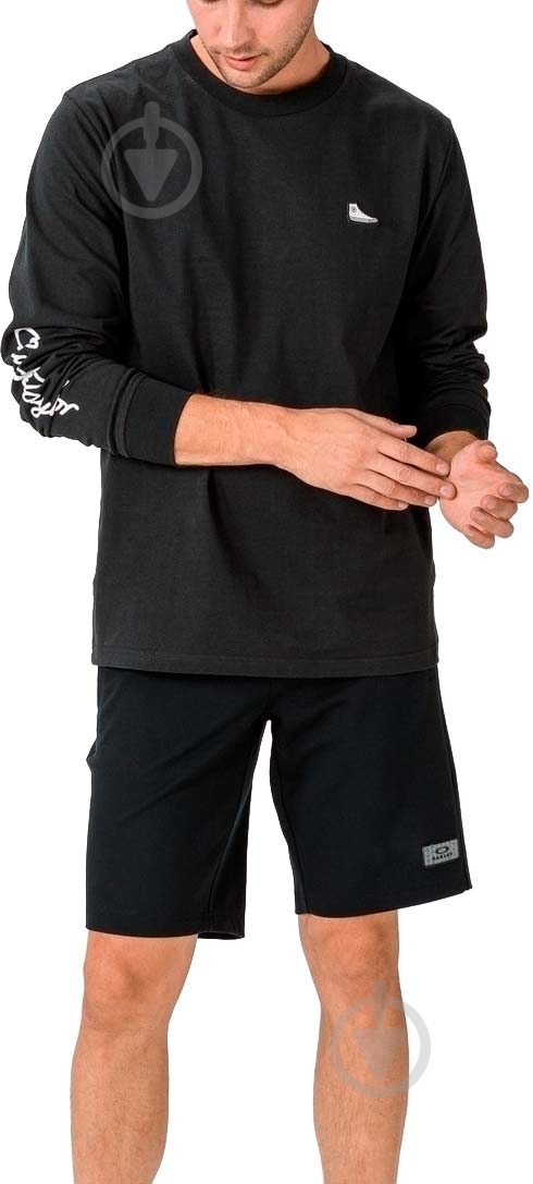 Футболка Converse CONVERSE CT SNEAKER PATCH LS TEE 10020536-001 р.L чорний - фото 5