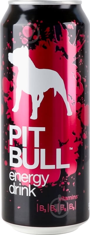 Энергетический напиток Pit Bull Ягода 0,5 л - фото 1