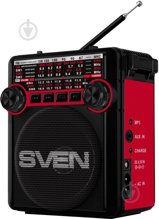 Акустическая система Sven SRP-355 1.0 red (SRP-355 Red) - фото 2