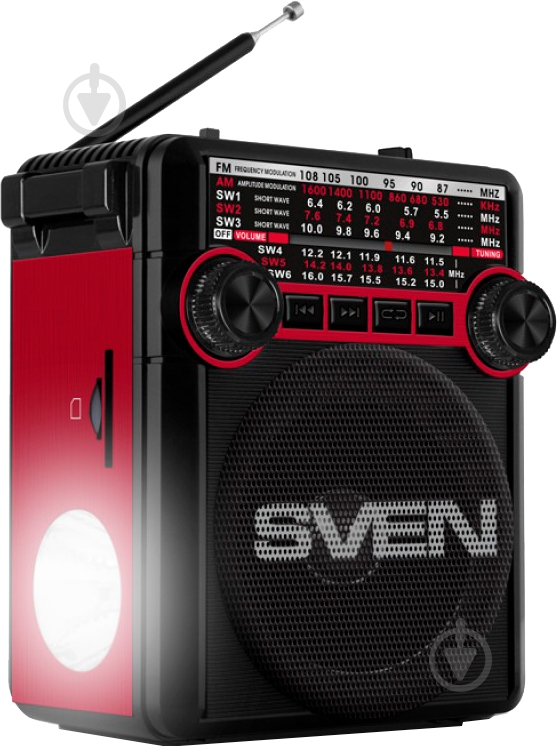 Акустическая система Sven SRP-355 1.0 red (SRP-355 Red) - фото 7