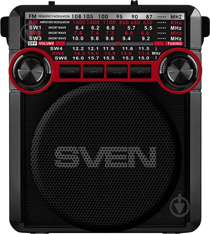 Акустическая система Sven SRP-355 1.0 red (SRP-355 Red) - фото 1