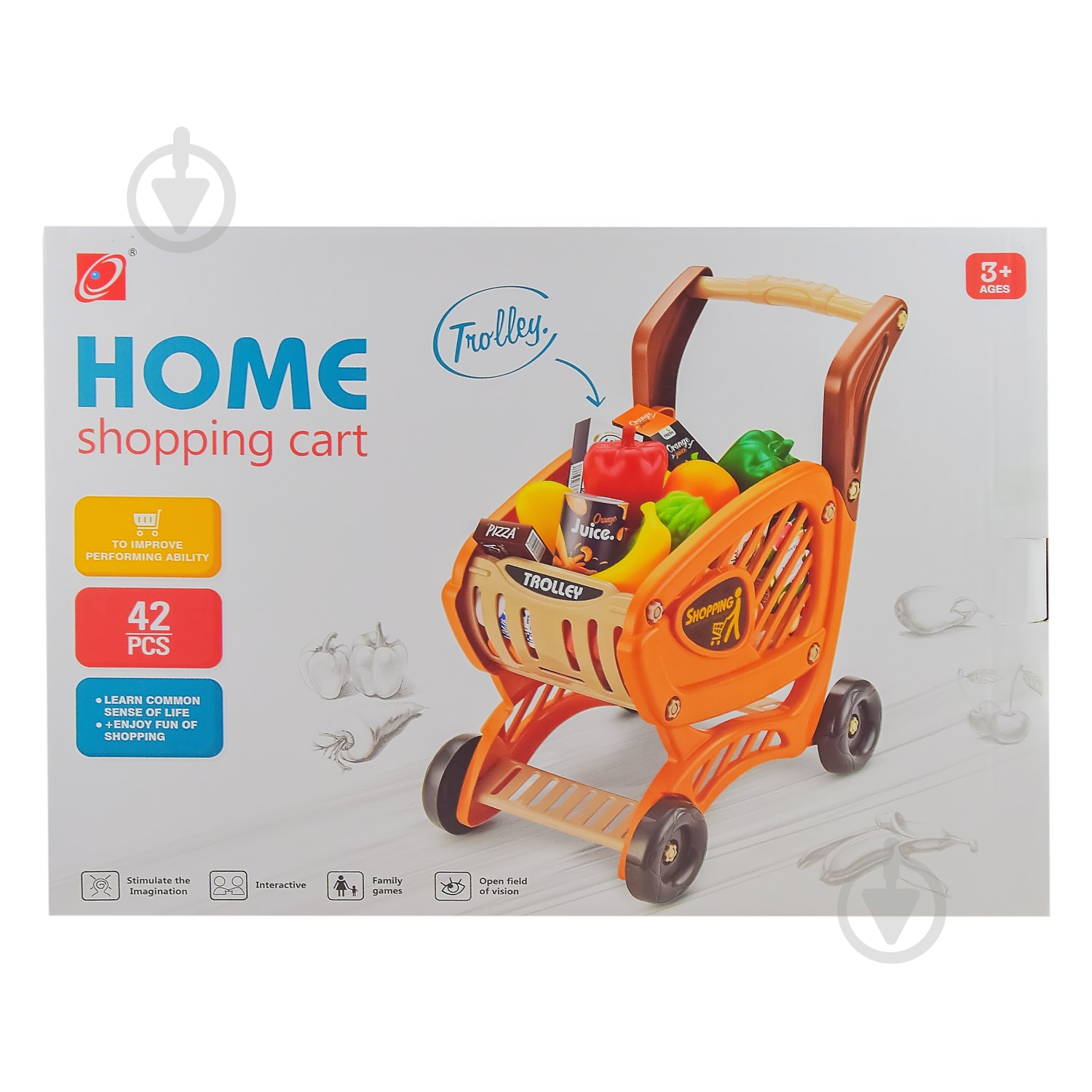 Тележка (42 предмета) 668-80 - фото 3