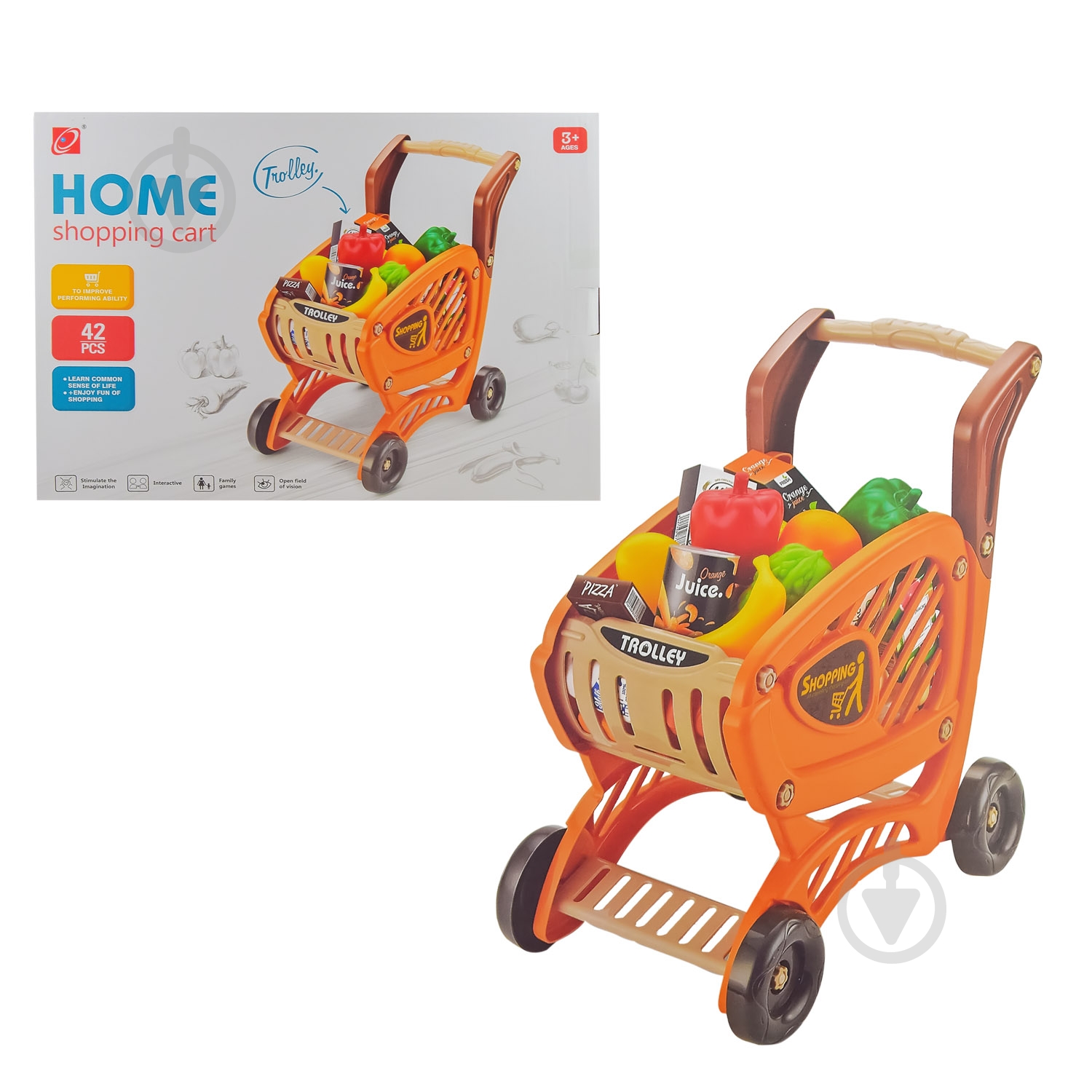 Тележка (42 предмета) 668-80 - фото 1