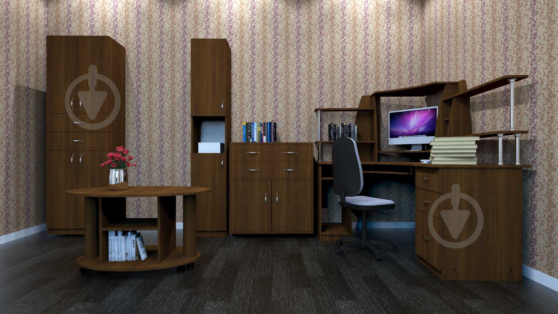 Комод Компанит 2+2 венге/венге светлый - фото 2