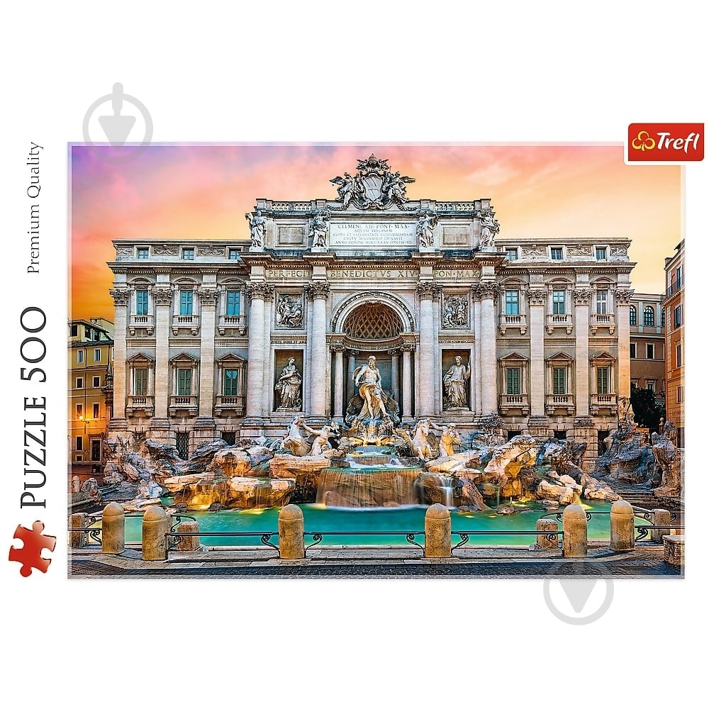 Пазлы Trefl Фонтан Треви. Рим 500 элементов 6333766 - фото 2