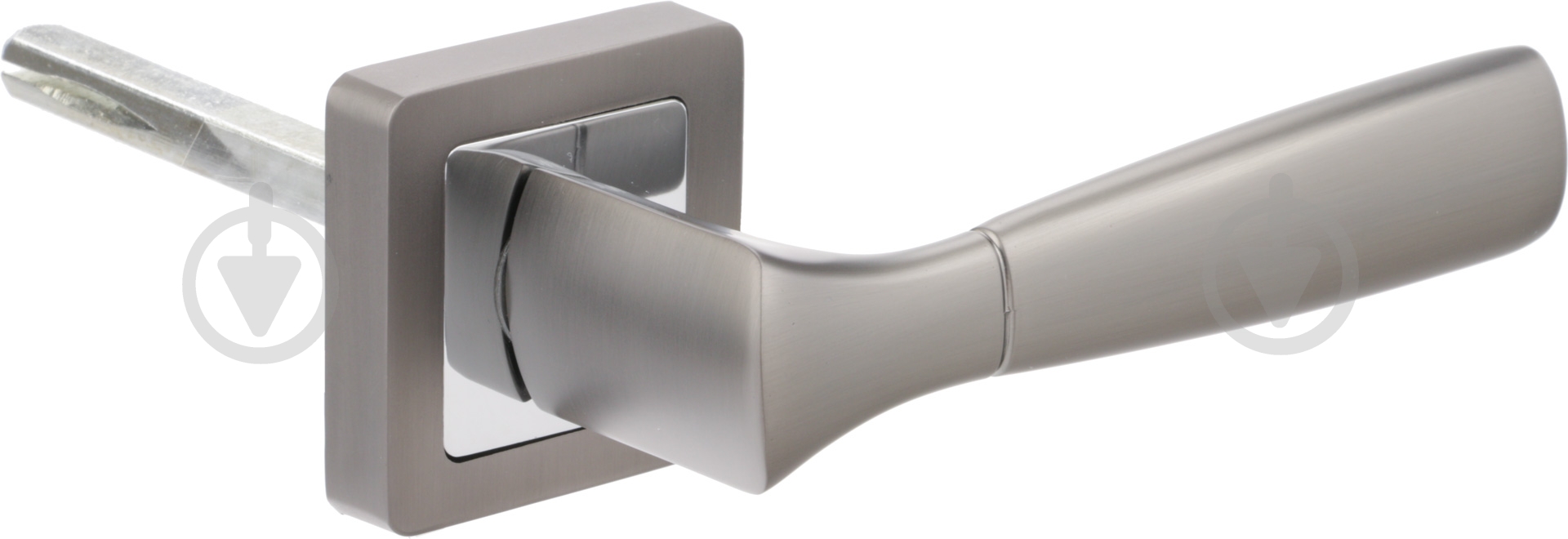 Ручка на розетке Comit link хром - фото 1