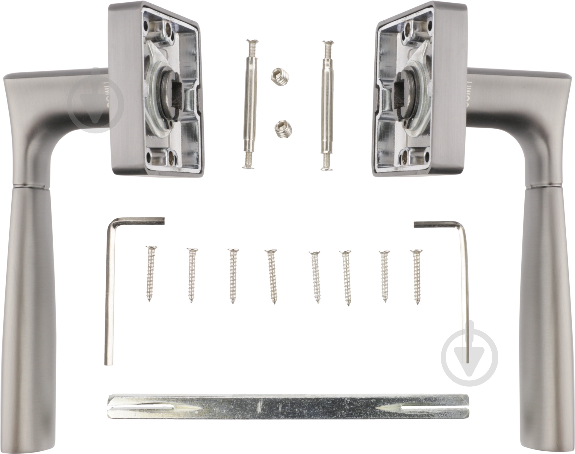 Ручка на розетке Comit link хром - фото 3