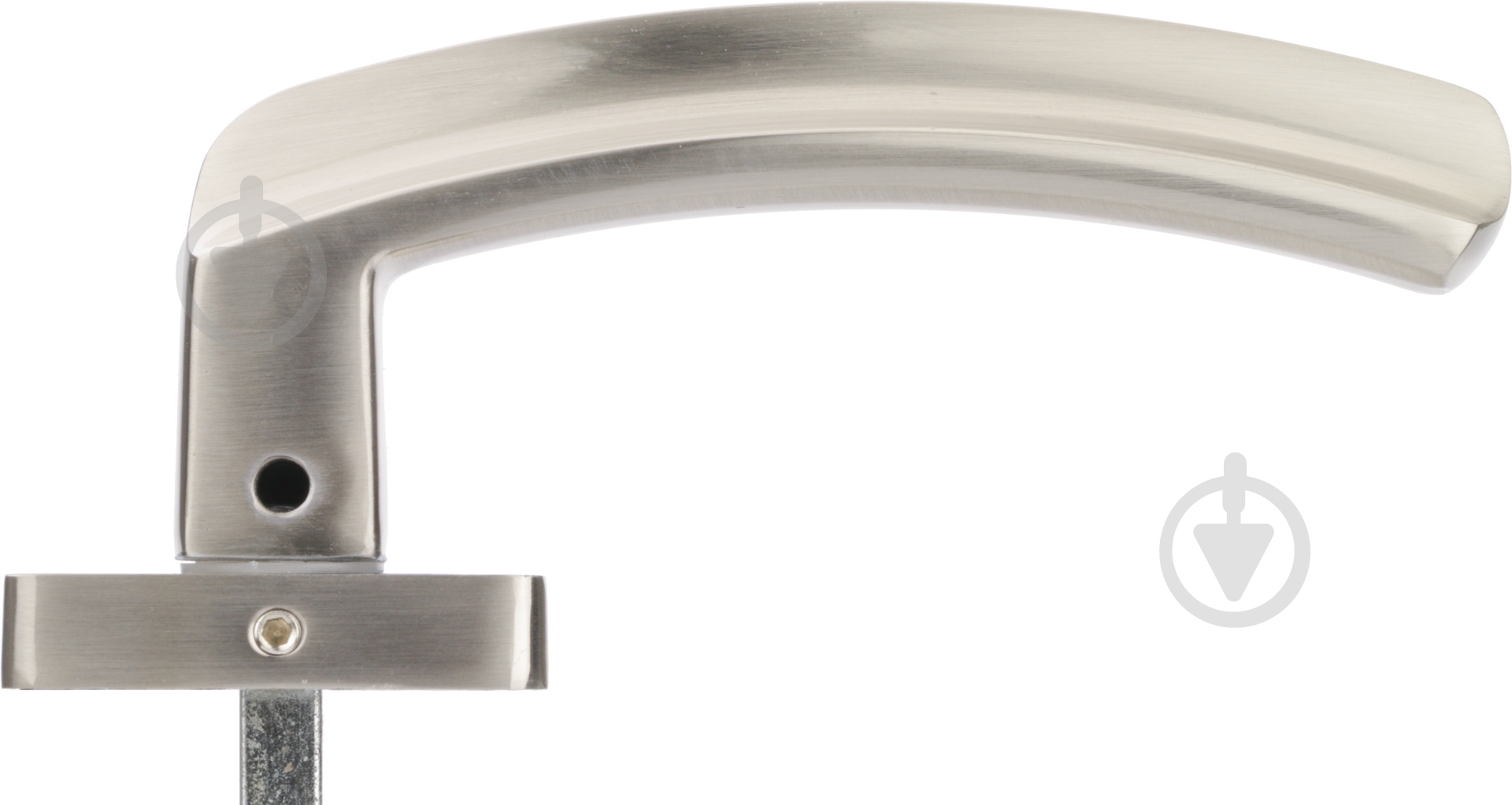 Ручка на розетке Comit ritz матовый хром/никель - фото 2