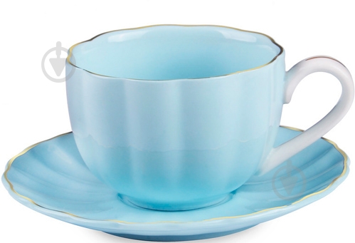 Набор для кофе Lefard Blue 2 предмета 135 мл - фото 1